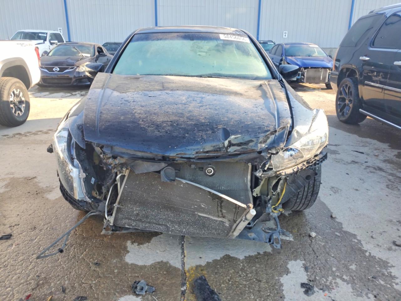 2012 Honda Accord Ex Black vin: 1HGCP2F7XCA068038