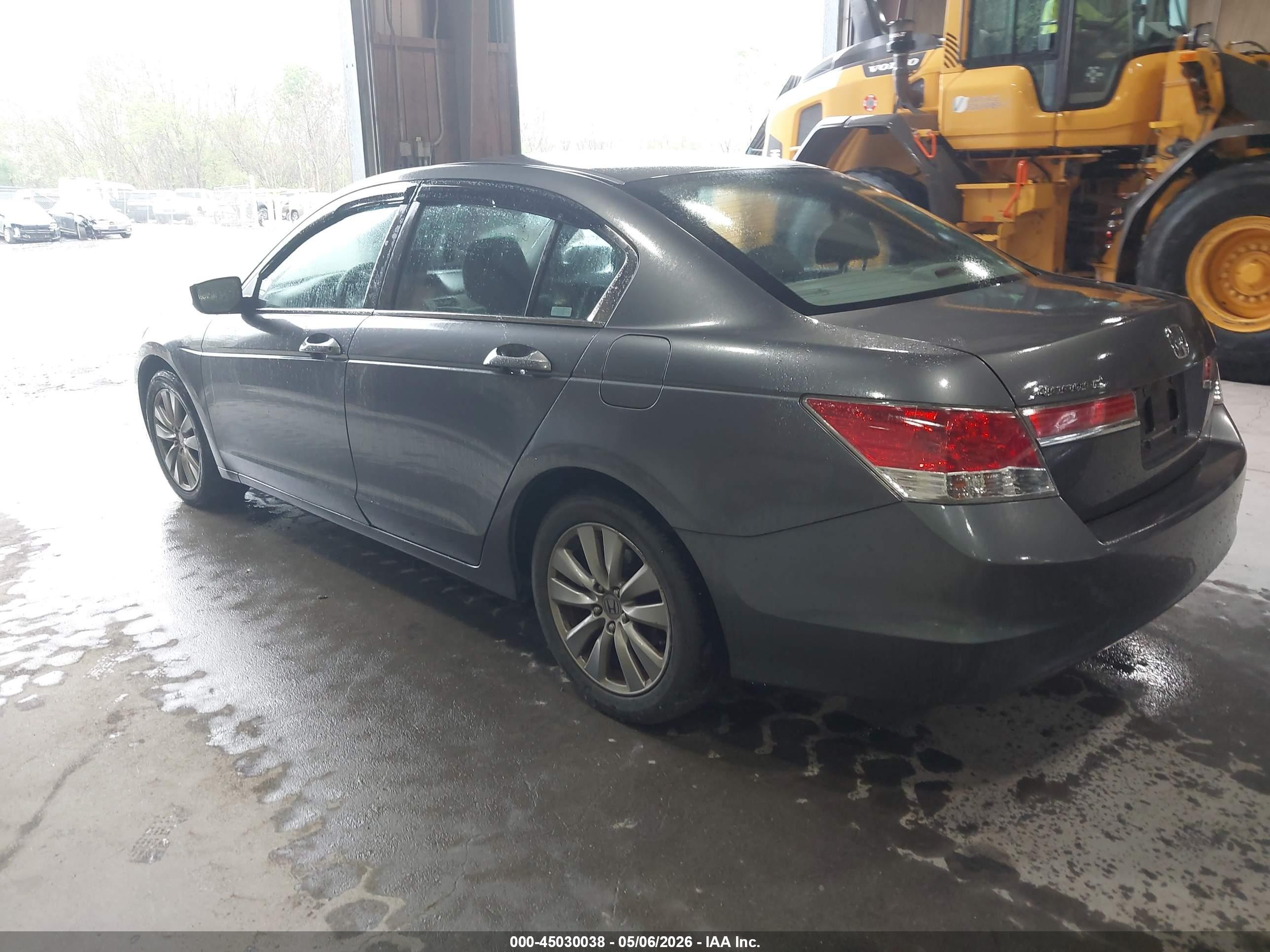 2012 Honda Accord 2.4 Ex Gray vin: 1HGCP2F7XCA107548