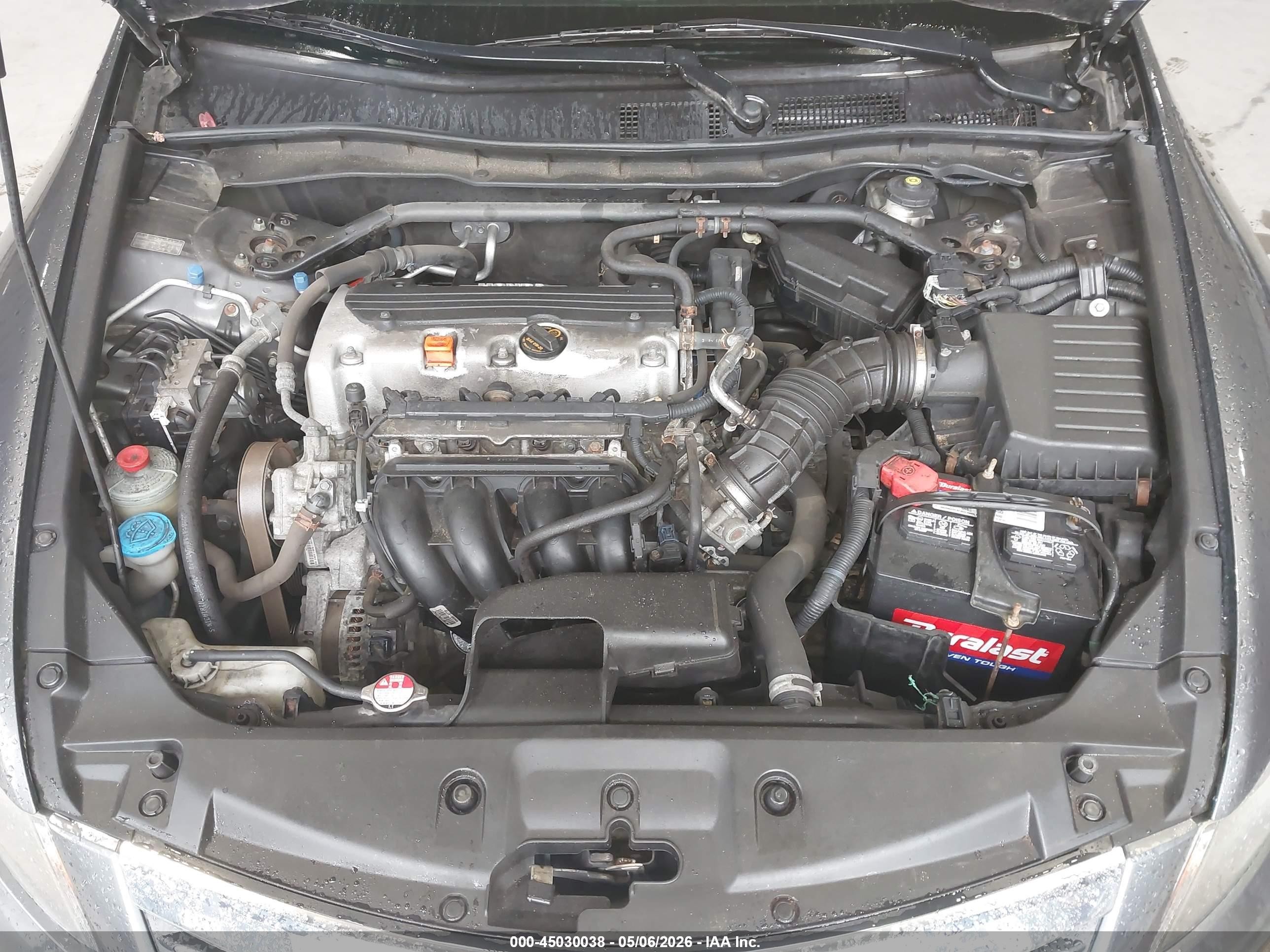 2012 Honda Accord 2.4 Ex Gray vin: 1HGCP2F7XCA107548