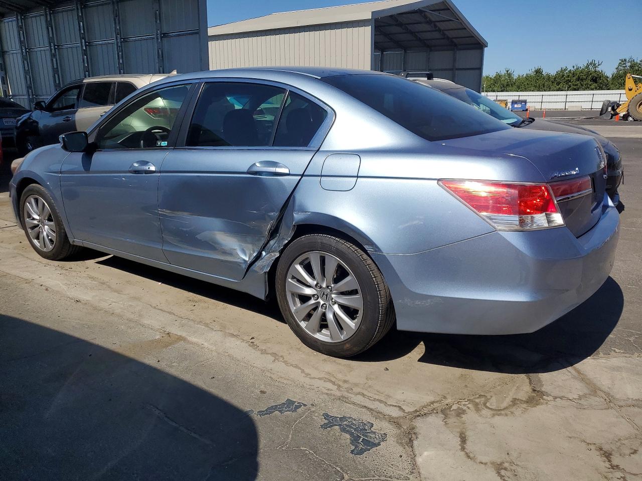 2012 Honda Accord Ex Blue vin: 1HGCP2F7XCA126312