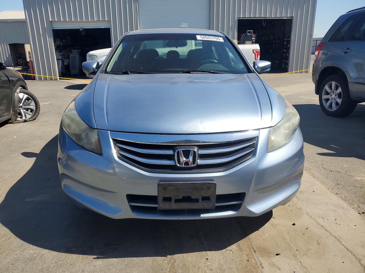 2012 Honda Accord Ex Blue vin: 1HGCP2F7XCA126312