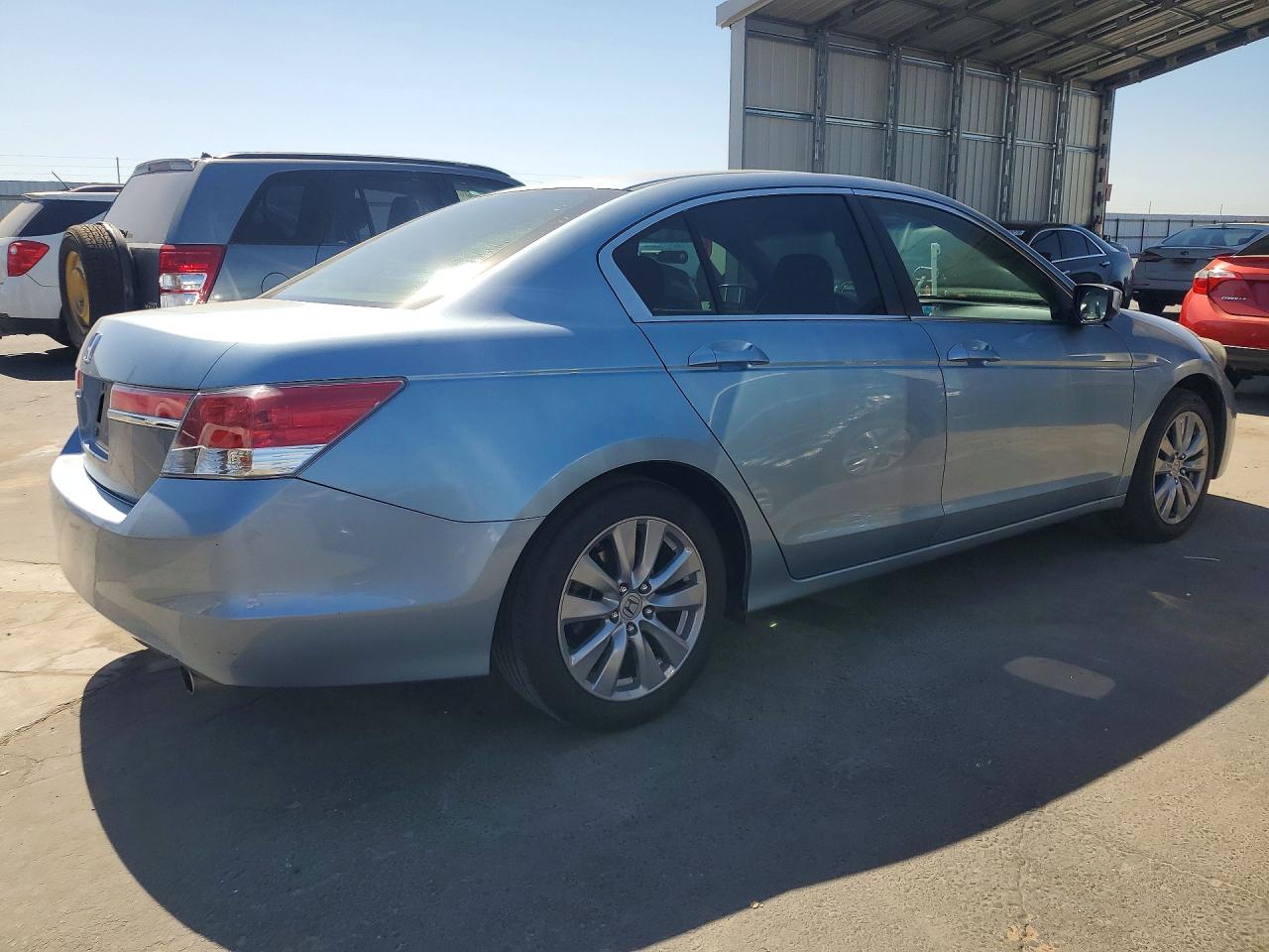 2012 Honda Accord Ex Blue vin: 1HGCP2F7XCA126312
