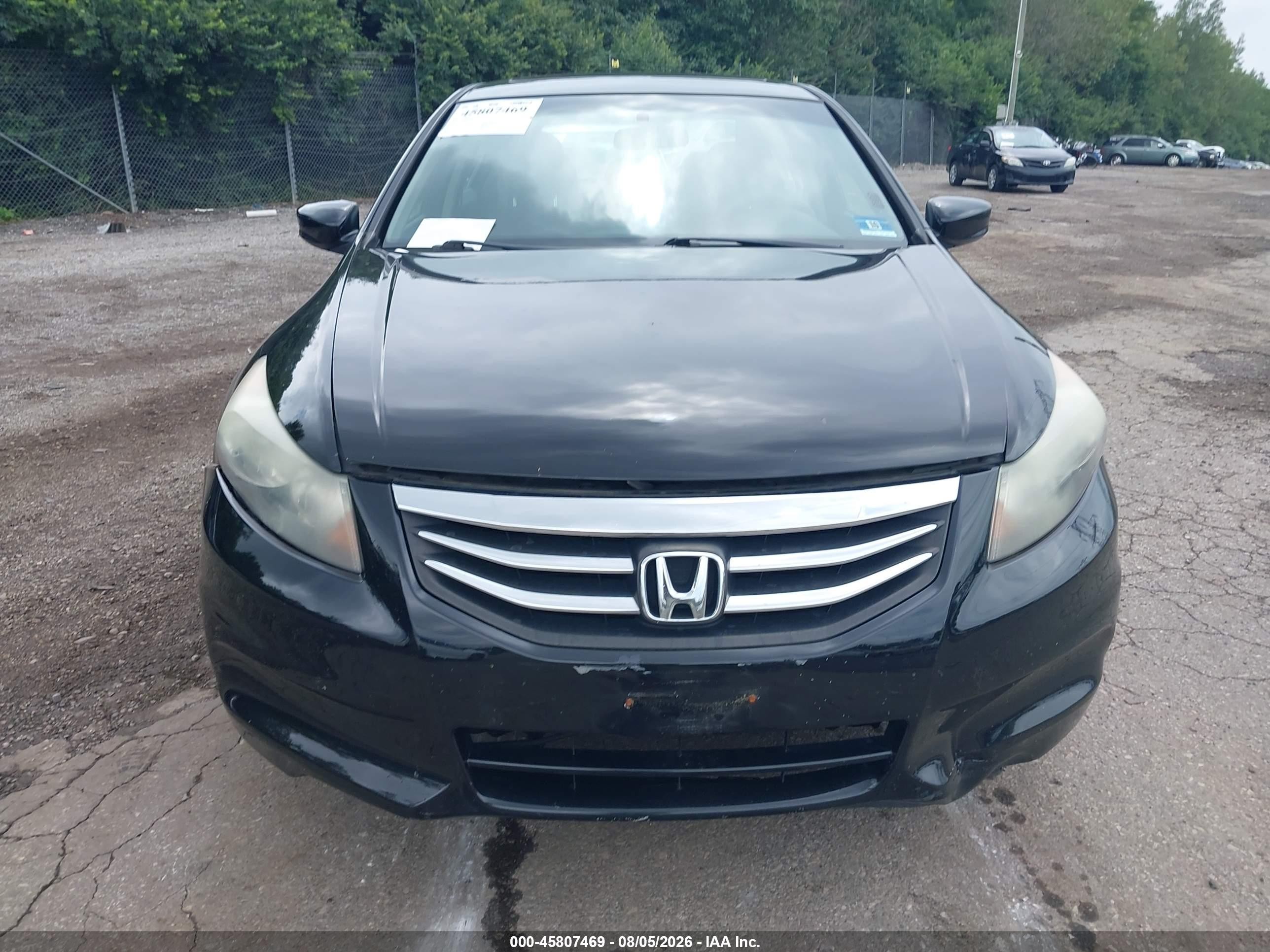2012 Honda Accord 2.4 Ex Black vin: 1HGCP2F7XCA169113