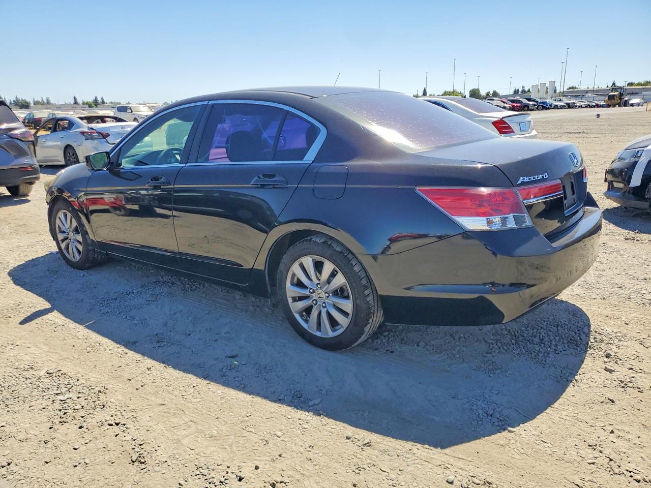 2012 Honda Accord Ex Black vin: 1HGCP2F7XCA213790