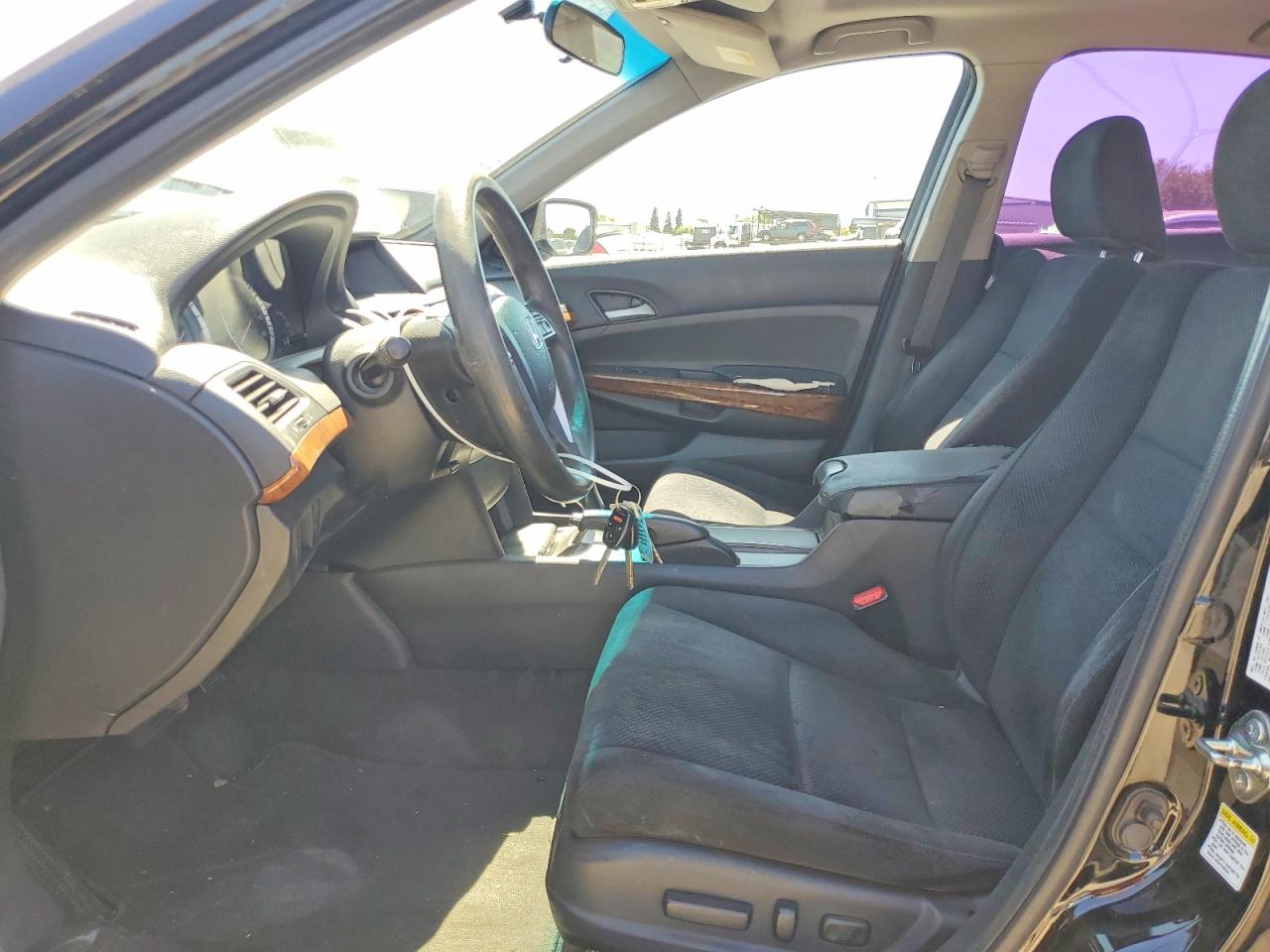 2012 Honda Accord Ex Black vin: 1HGCP2F7XCA213790