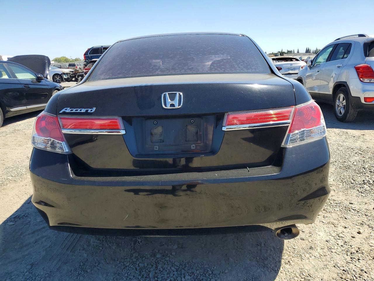 2012 Honda Accord Ex Black vin: 1HGCP2F7XCA213790