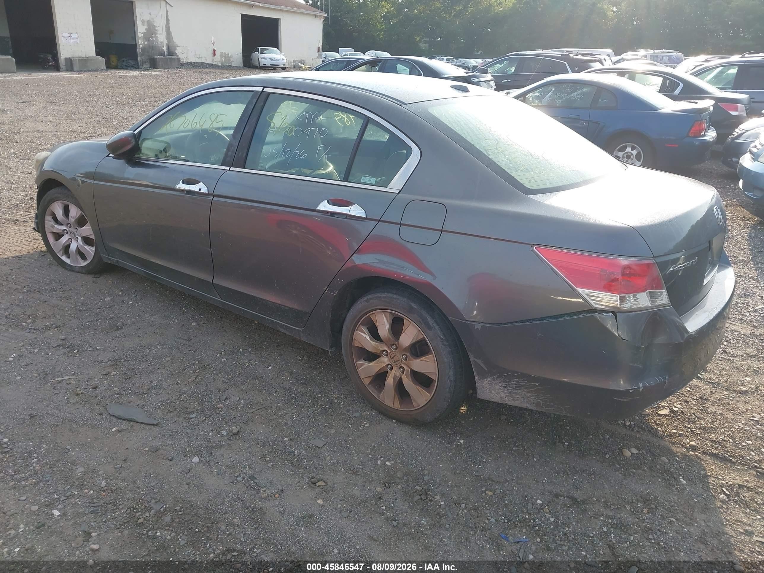 2010 Honda Accord 2.4 Ex-l Серый vin: 1HGCP2F80AA017976