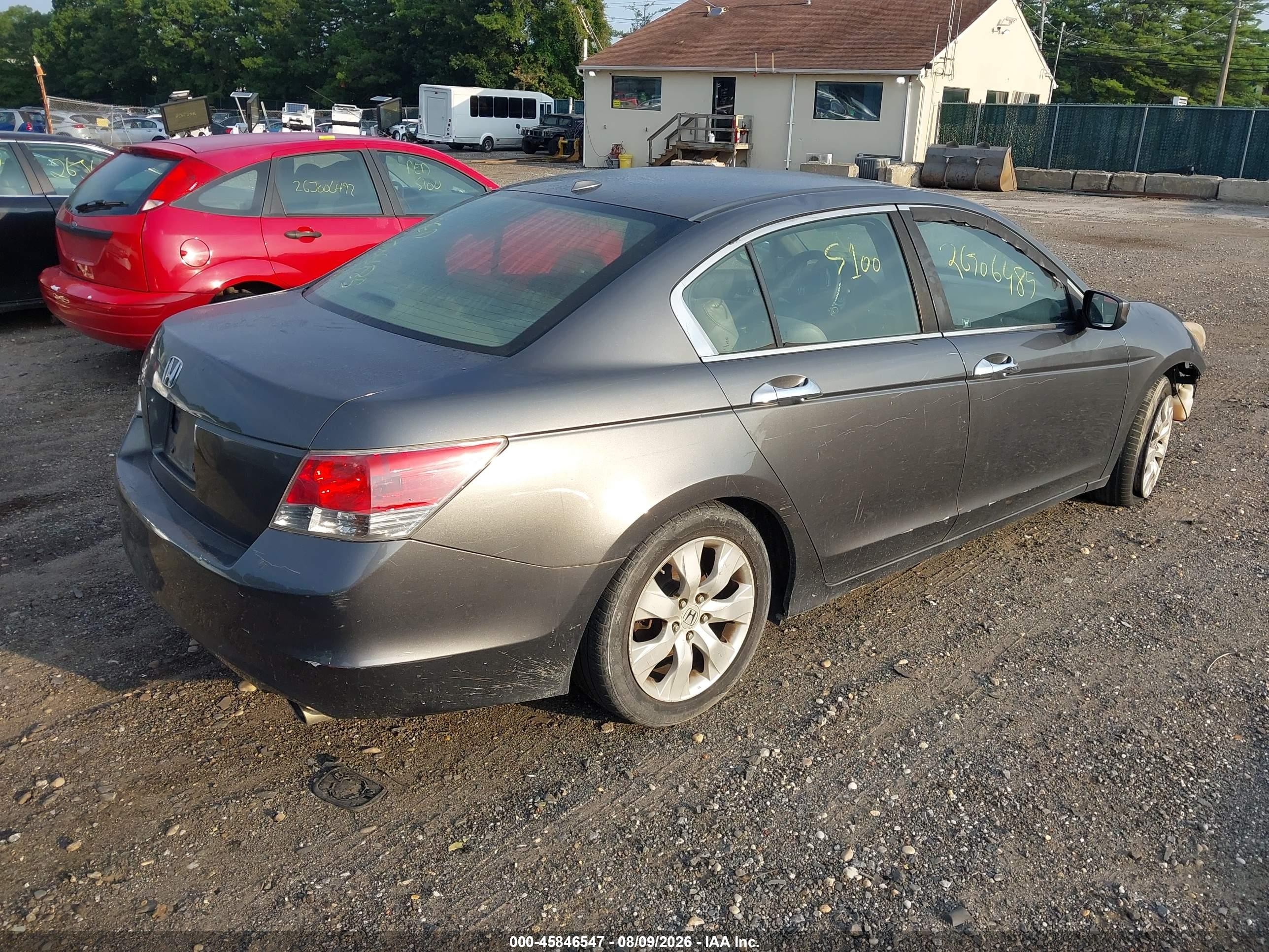 2010 Honda Accord 2.4 Ex-l Серый vin: 1HGCP2F80AA017976