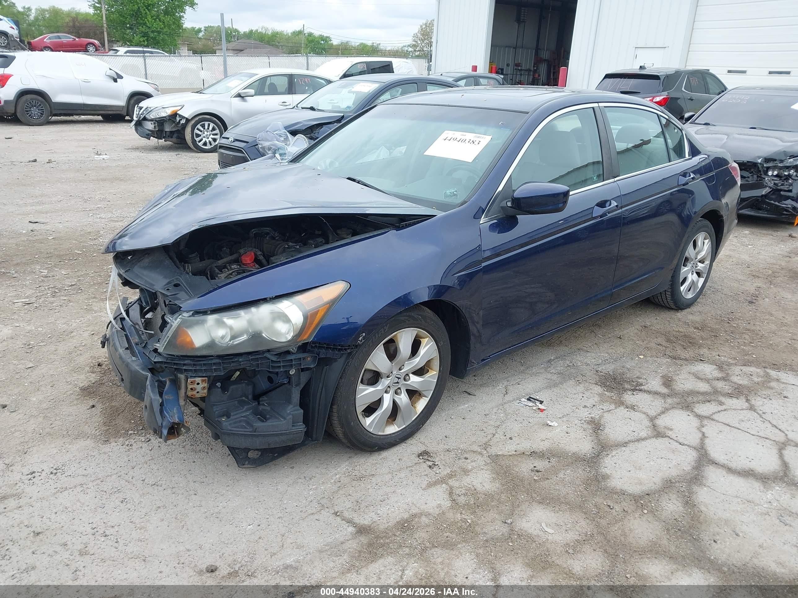 2010 Honda Accord 2.4 Ex-l Синий vin: 1HGCP2F80AA059337
