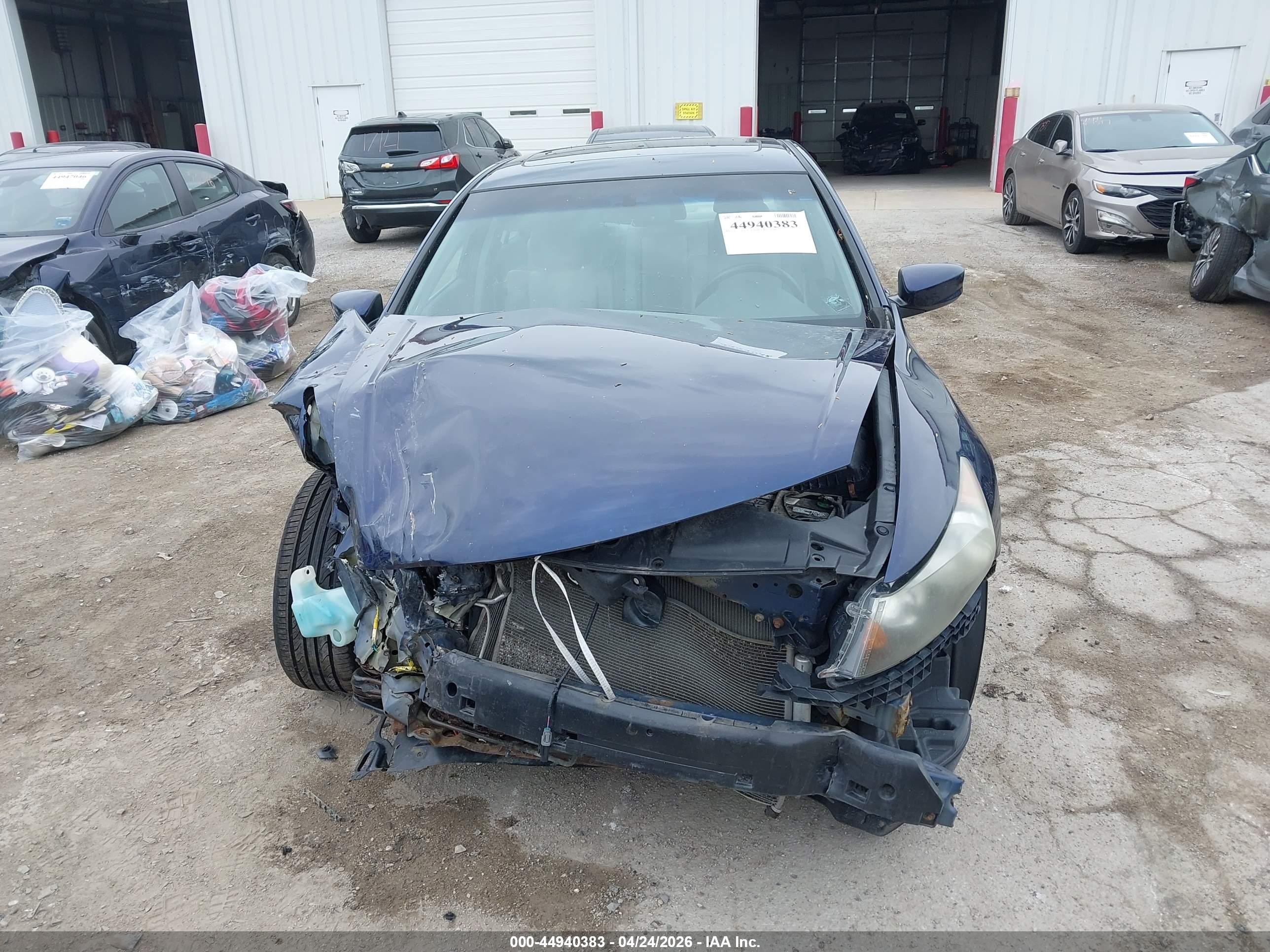 2010 Honda Accord 2.4 Ex-l Синий vin: 1HGCP2F80AA059337