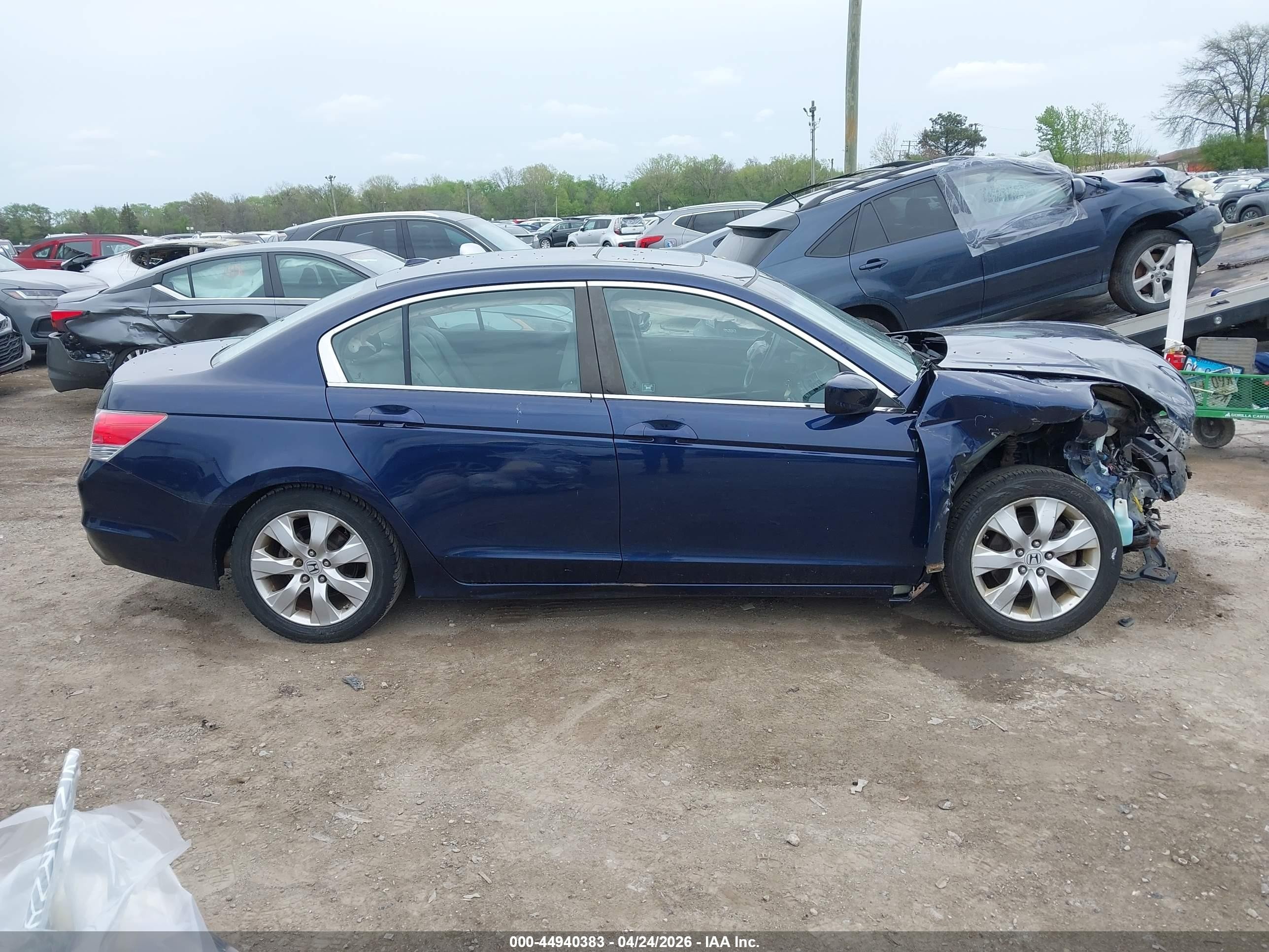 2010 Honda Accord 2.4 Ex-l Синий vin: 1HGCP2F80AA059337