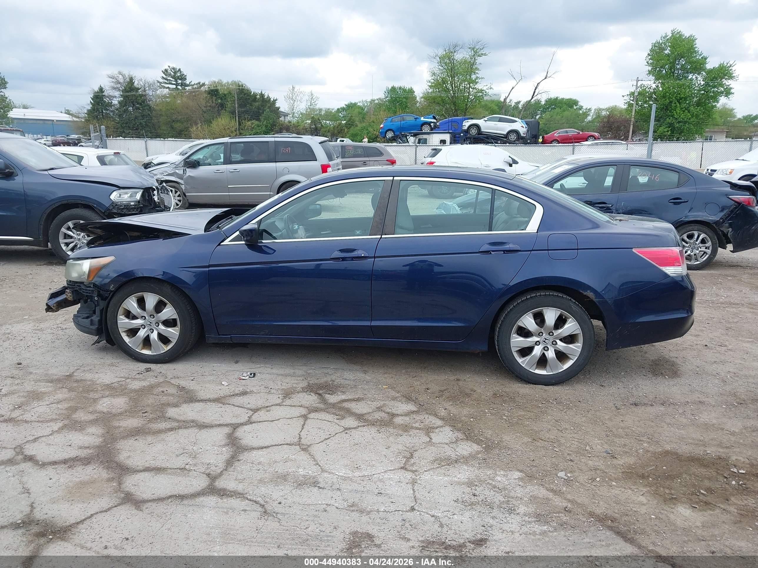 2010 Honda Accord 2.4 Ex-l Синий vin: 1HGCP2F80AA059337