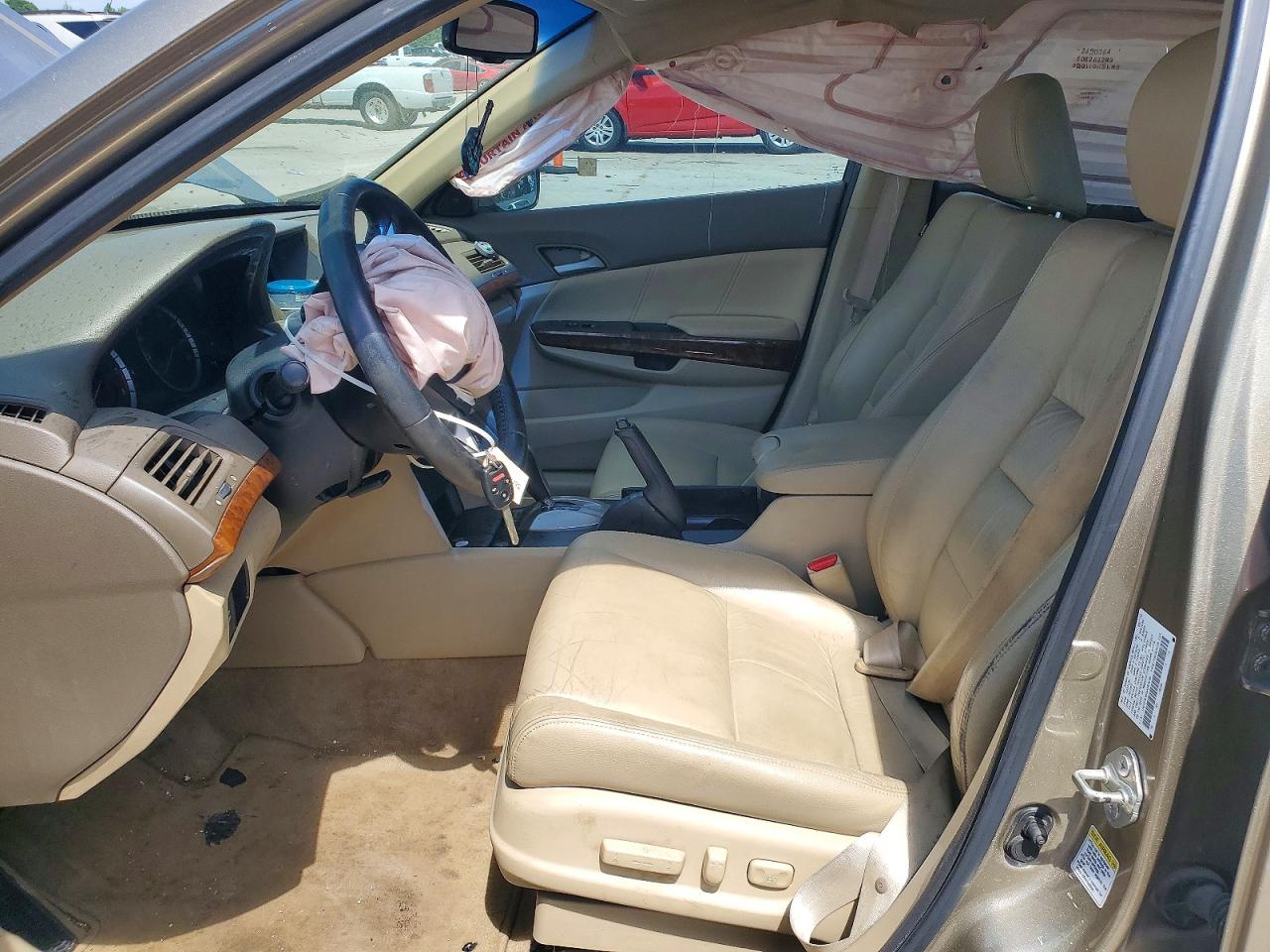 2010 Honda Accord Ex Beige vin: 1HGCP2F80AA087638