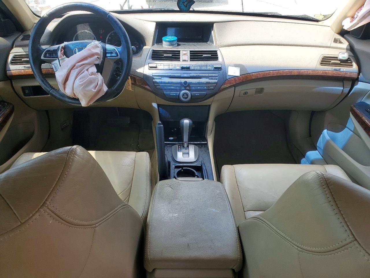 2010 Honda Accord Ex Beige vin: 1HGCP2F80AA087638
