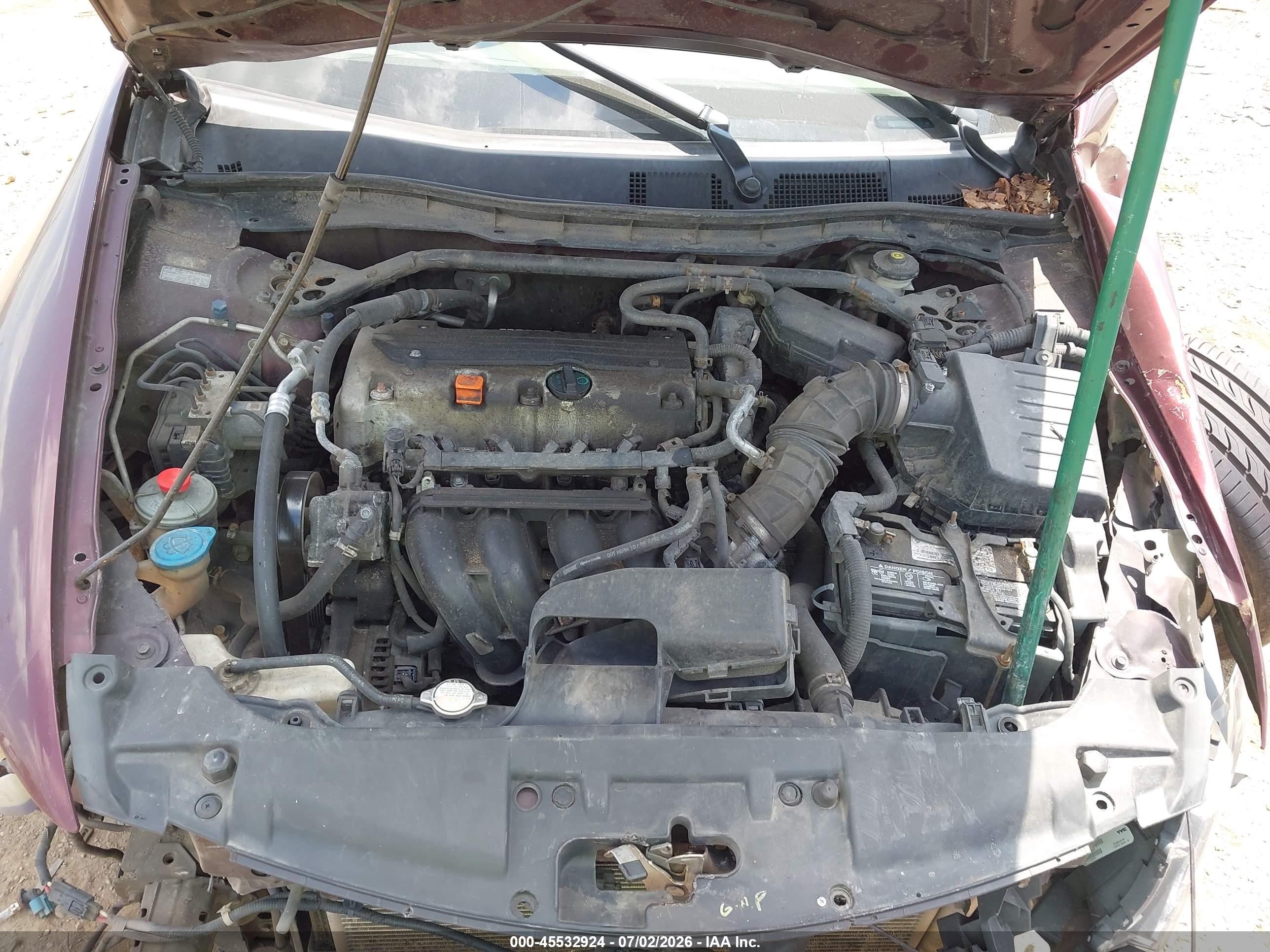 2010 Honda Accord 2.4 Ex-l Maroon vin: 1HGCP2F80AA090944