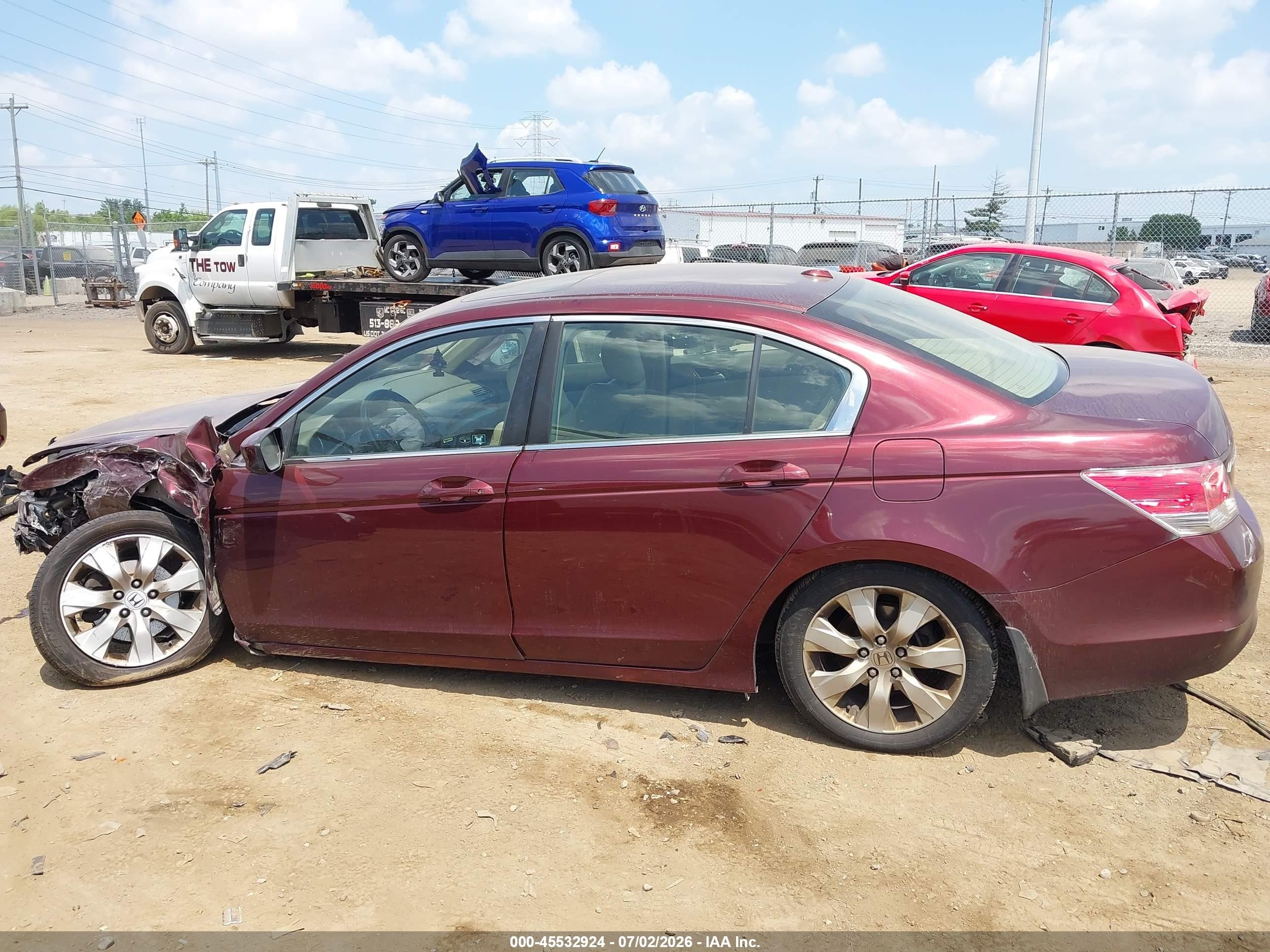 2010 Honda Accord 2.4 Ex-l Maroon vin: 1HGCP2F80AA090944