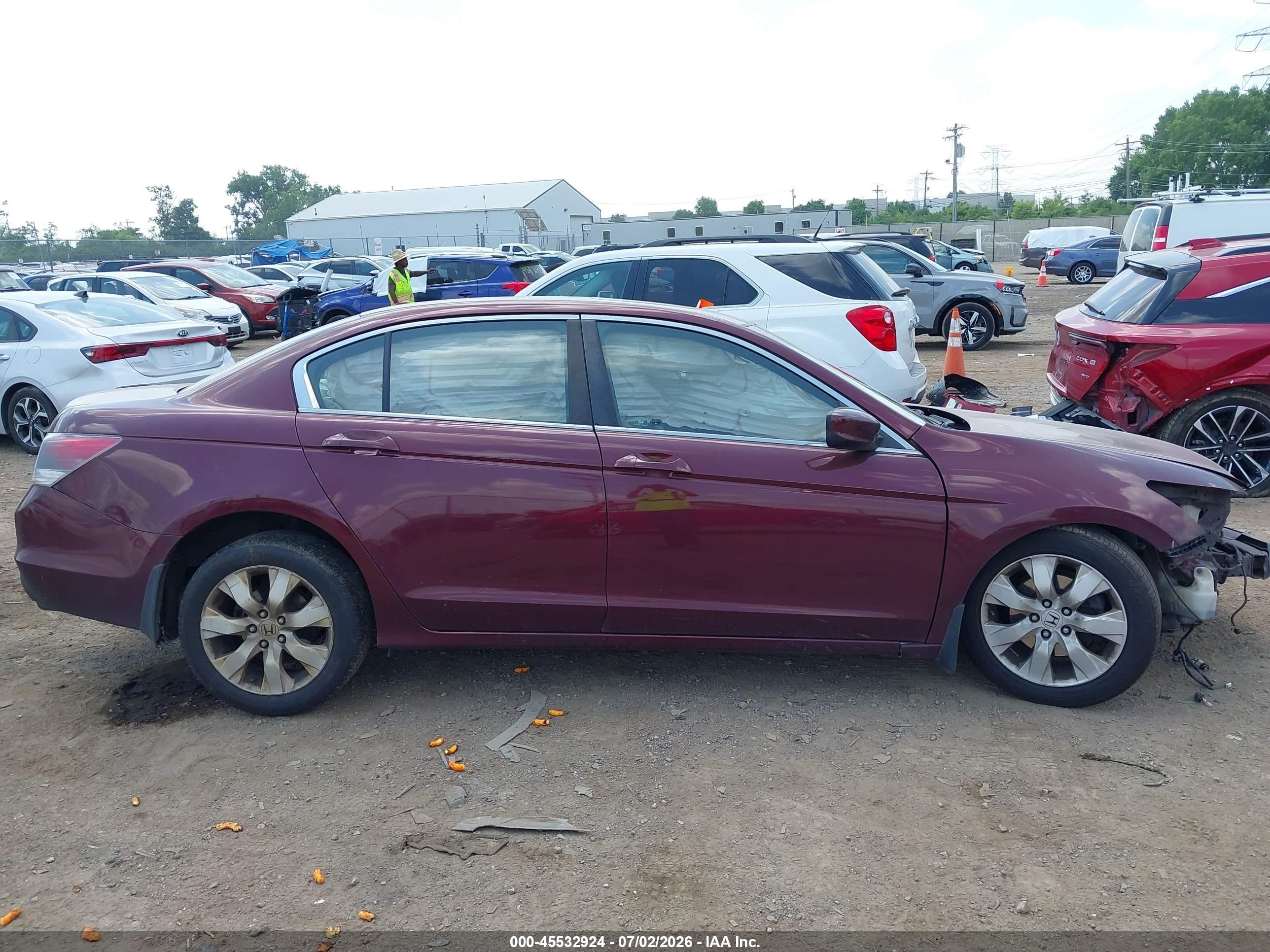 2010 Honda Accord 2.4 Ex-l Maroon vin: 1HGCP2F80AA090944