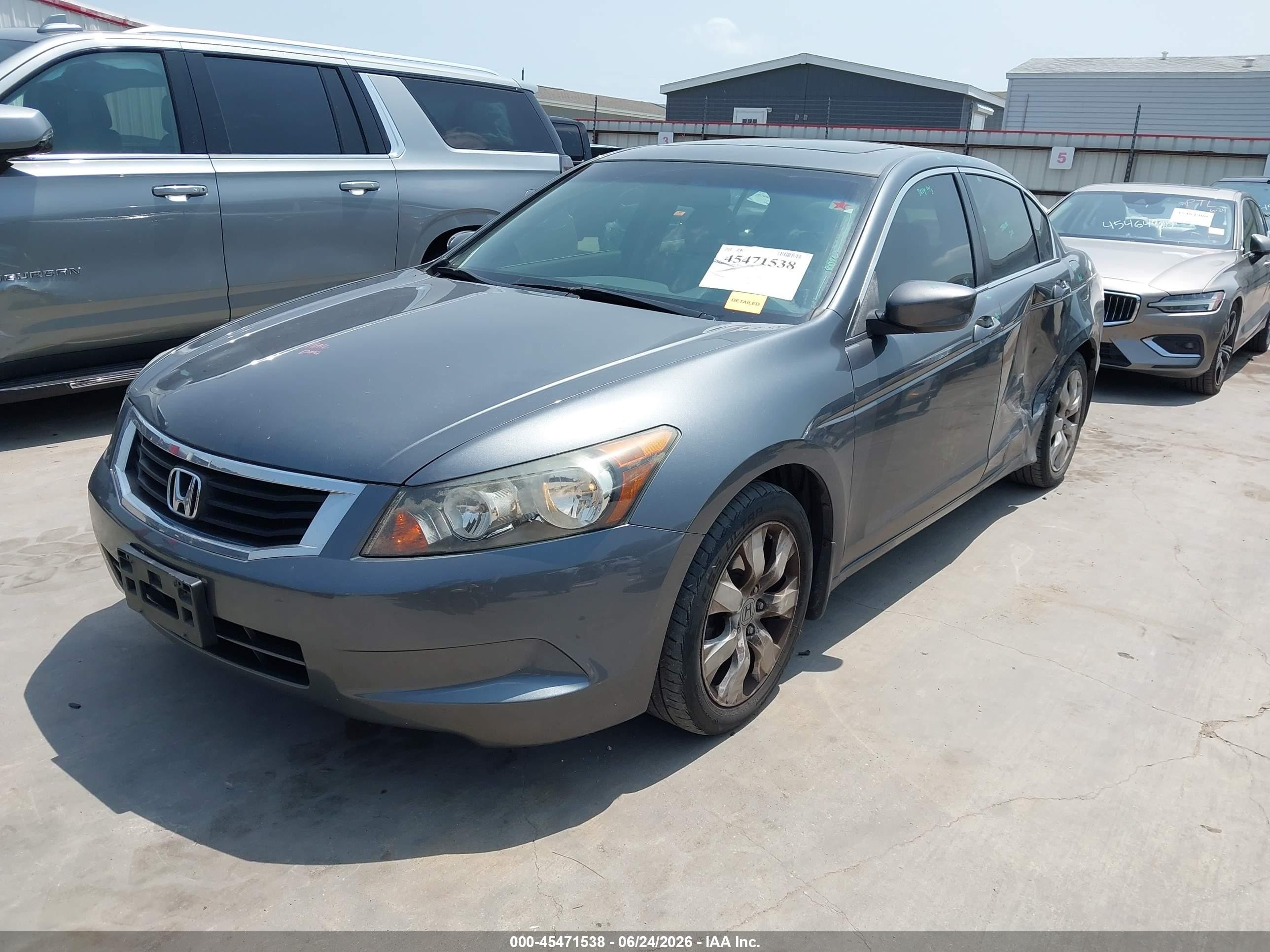 2010 Honda Accord 2.4 Ex-l Gray vin: 1HGCP2F80AA176626