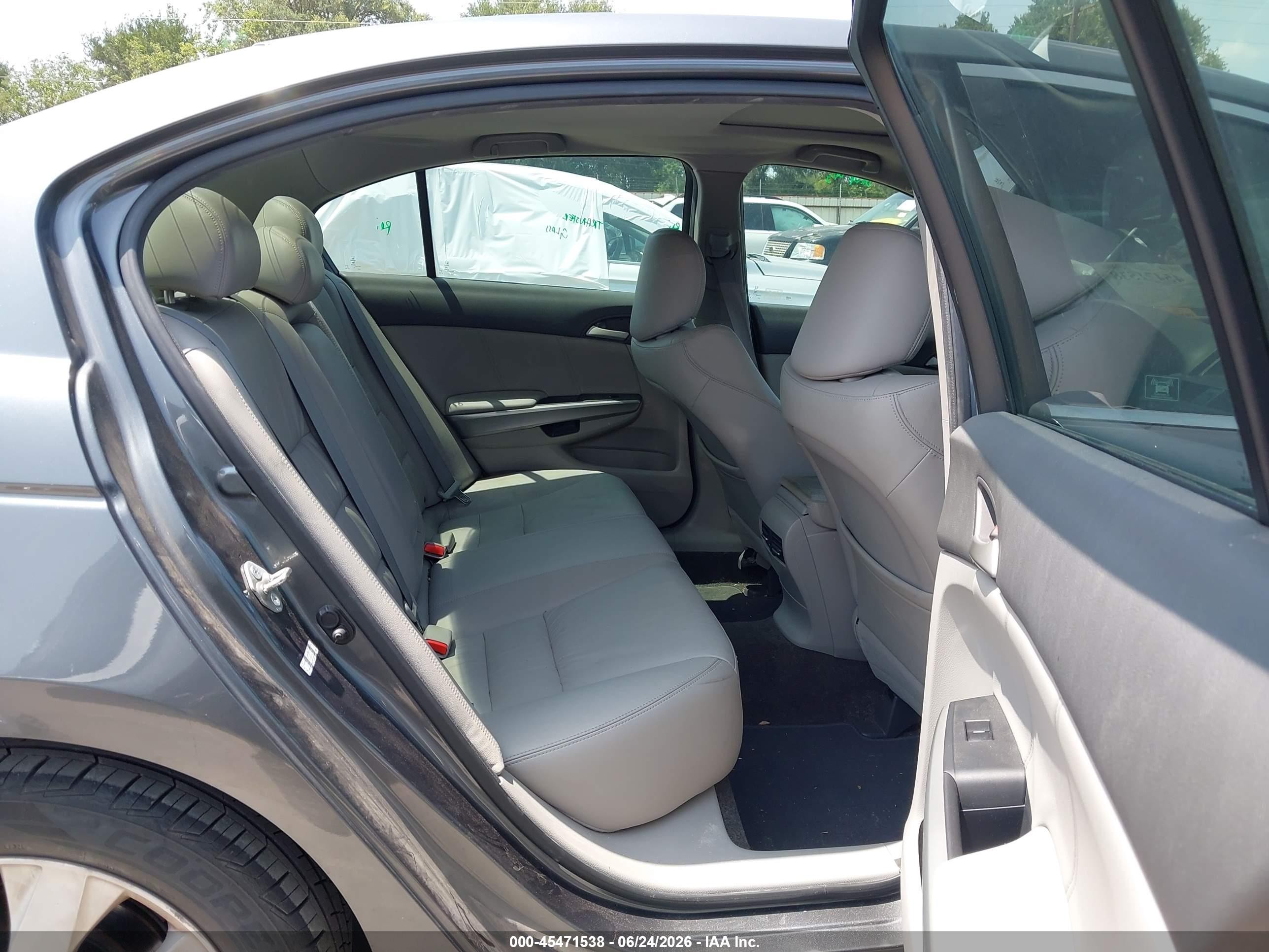 2010 Honda Accord 2.4 Ex-l Gray vin: 1HGCP2F80AA176626