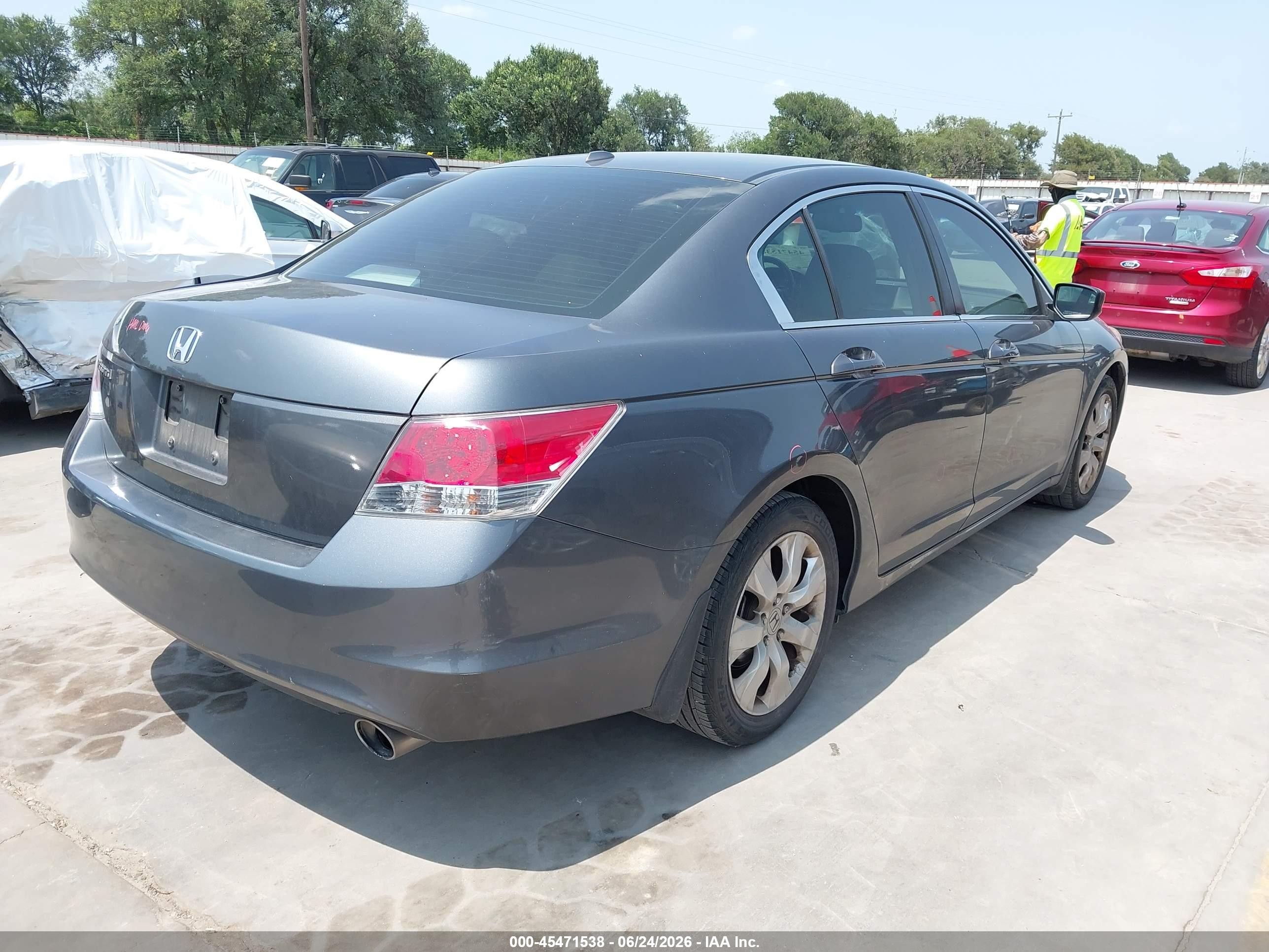 2010 Honda Accord 2.4 Ex-l Gray vin: 1HGCP2F80AA176626