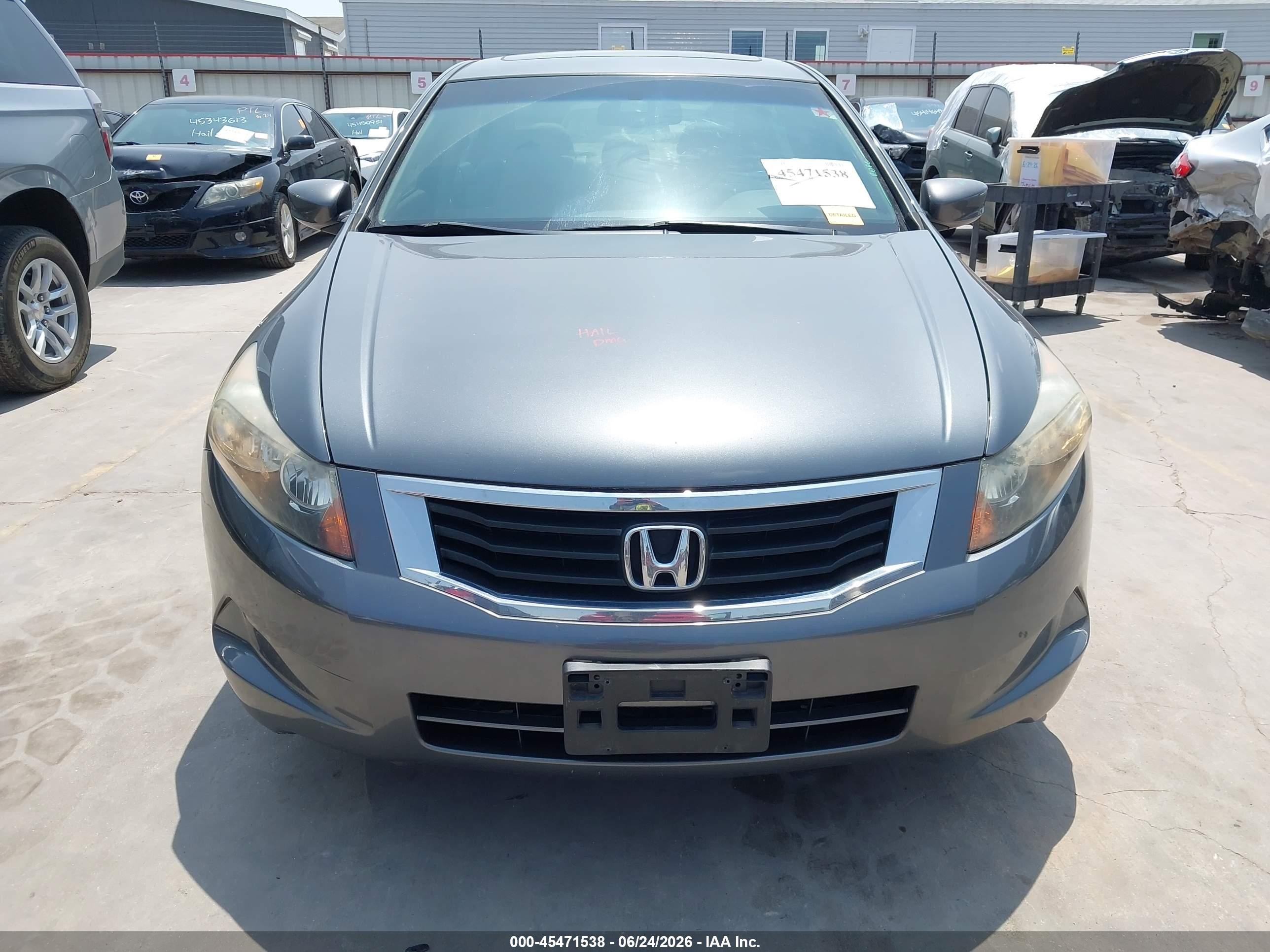 2010 Honda Accord 2.4 Ex-l Gray vin: 1HGCP2F80AA176626