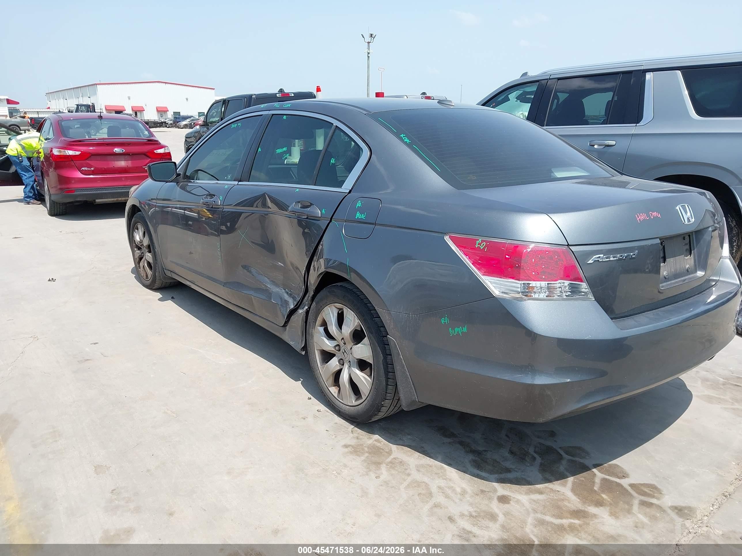 2010 Honda Accord 2.4 Ex-l Gray vin: 1HGCP2F80AA176626