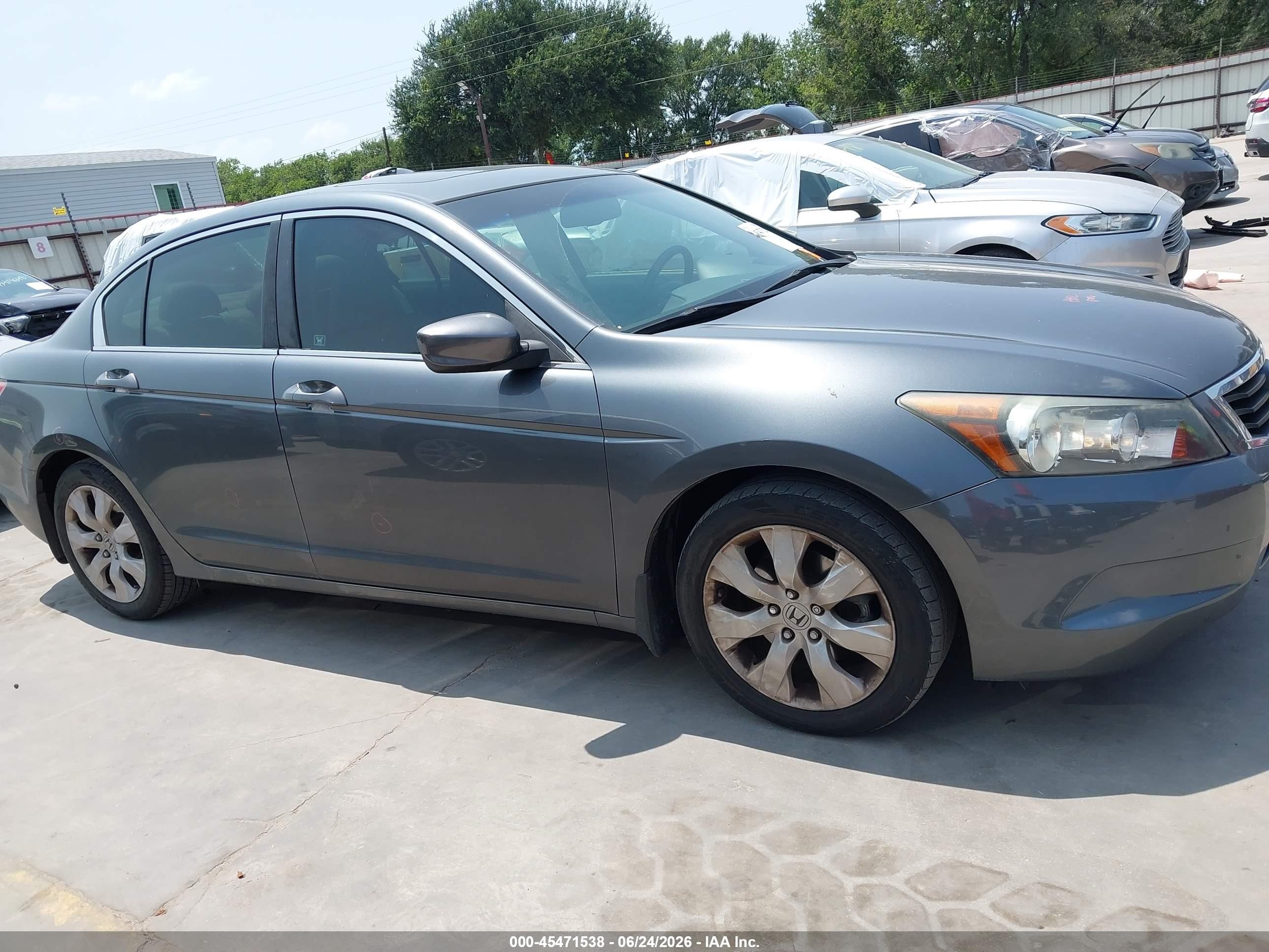 2010 Honda Accord 2.4 Ex-l Gray vin: 1HGCP2F80AA176626