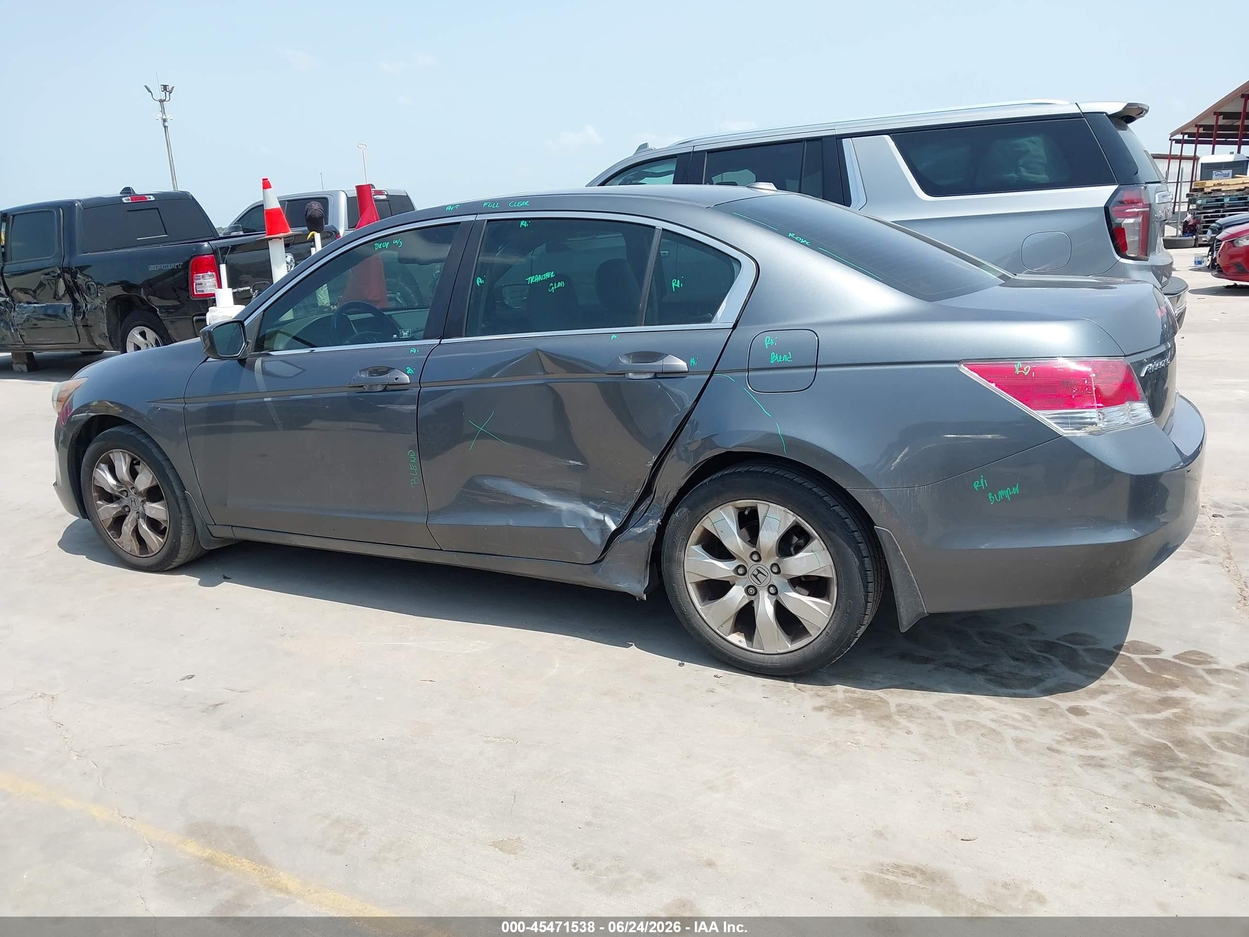 2010 Honda Accord 2.4 Ex-l Gray vin: 1HGCP2F80AA176626