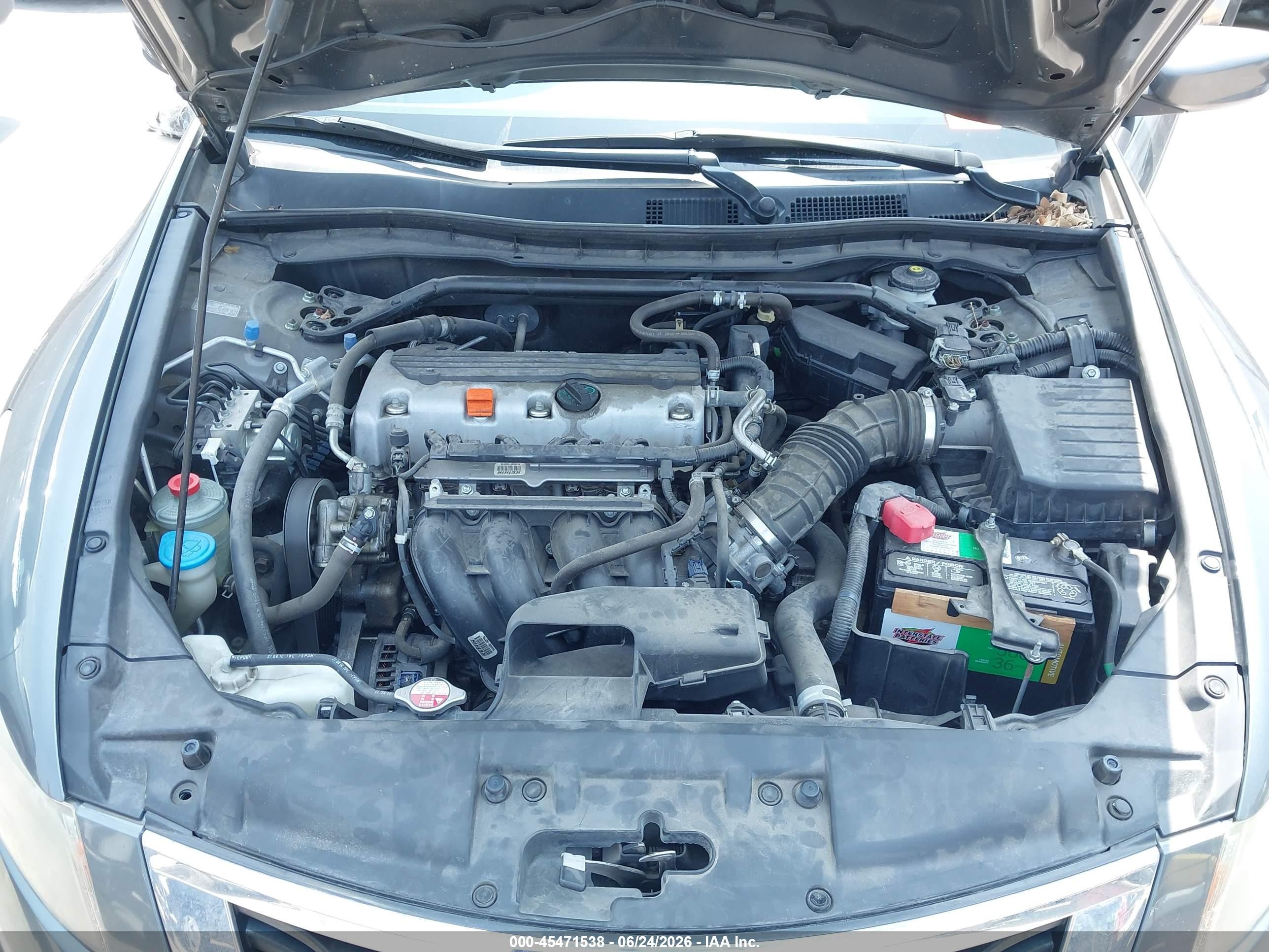 2010 Honda Accord 2.4 Ex-l Gray vin: 1HGCP2F80AA176626