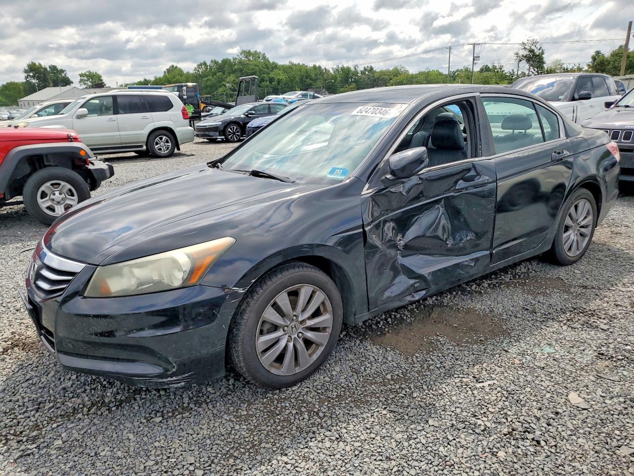 2011 Honda Accord Exl Black vin: 1HGCP2F80BA004131