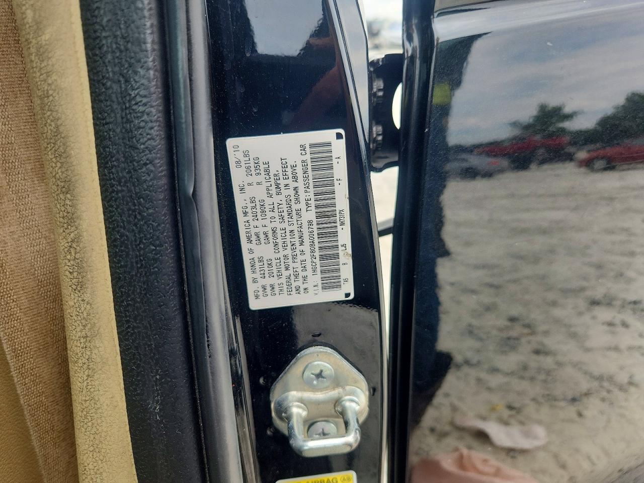 2011 Honda Accord Exl Black vin: 1HGCP2F80BA006798
