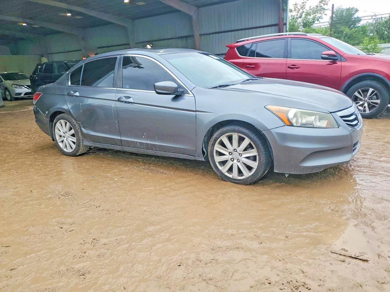 2011 Honda Accord Exl Серый vin: 1HGCP2F80BA016571