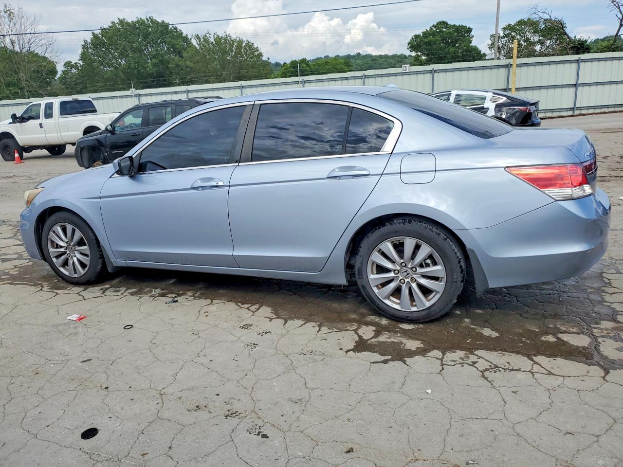 2011 Honda Accord Exl Blue vin: 1HGCP2F80BA029854
