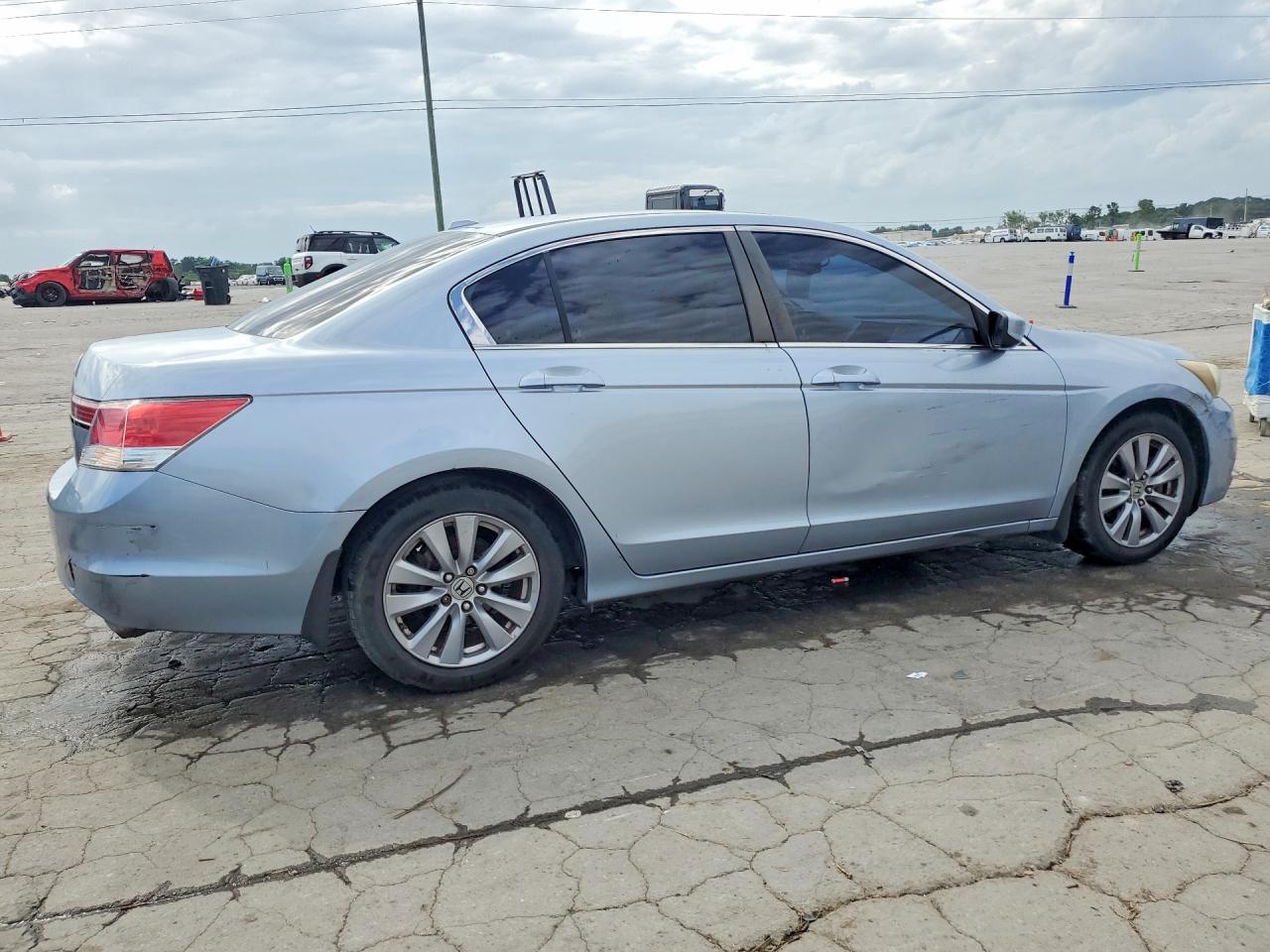 2011 Honda Accord Exl Blue vin: 1HGCP2F80BA029854