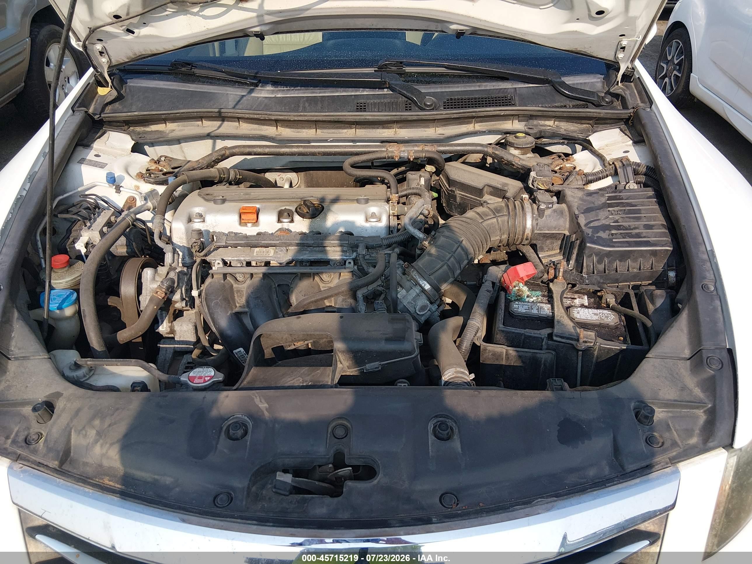 2011 Honda Accord 2.4 Ex-l White vin: 1HGCP2F80BA030244