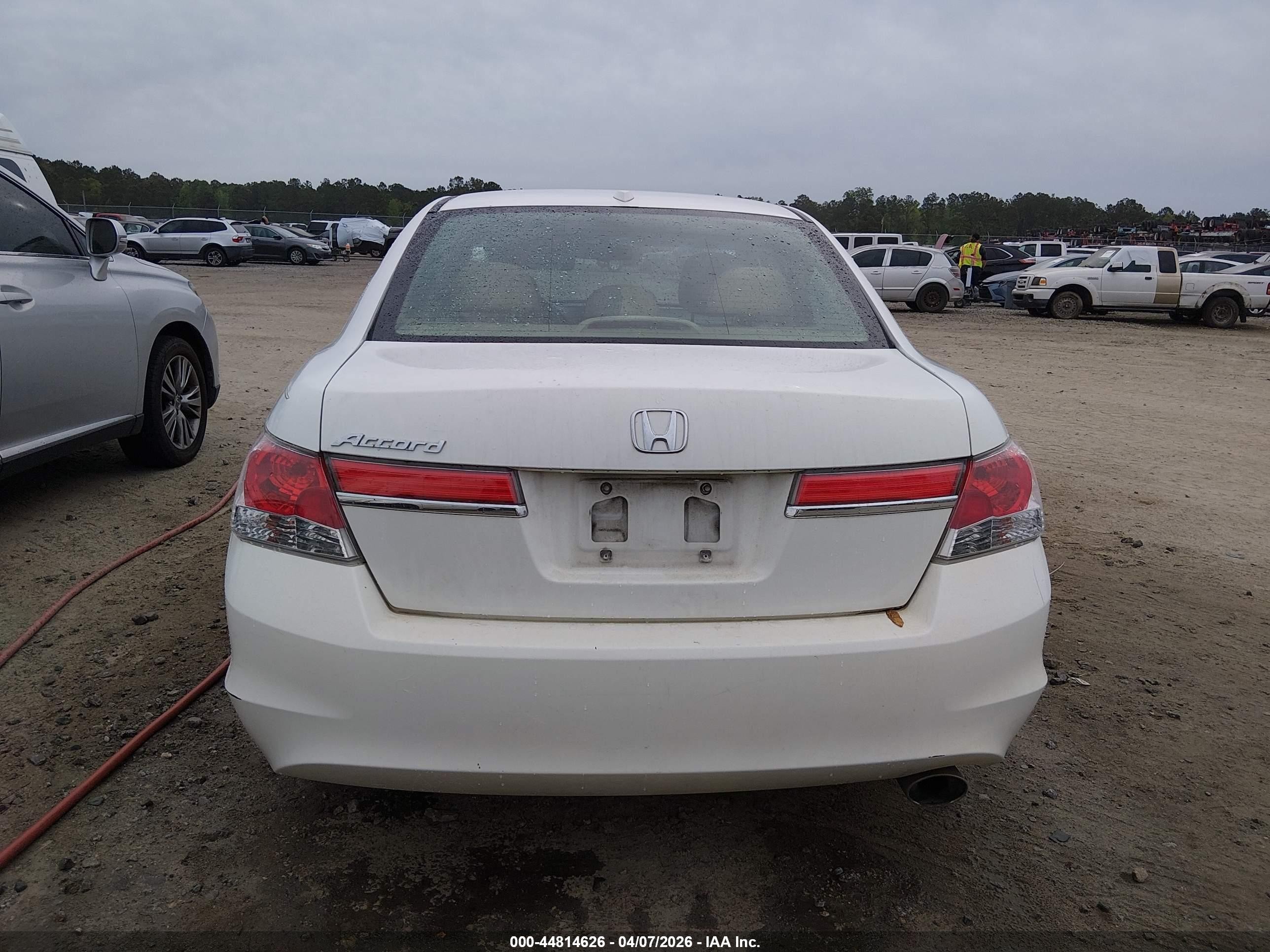 2011 Honda Accord 2.4 Ex-l White vin: 1HGCP2F80BA086748