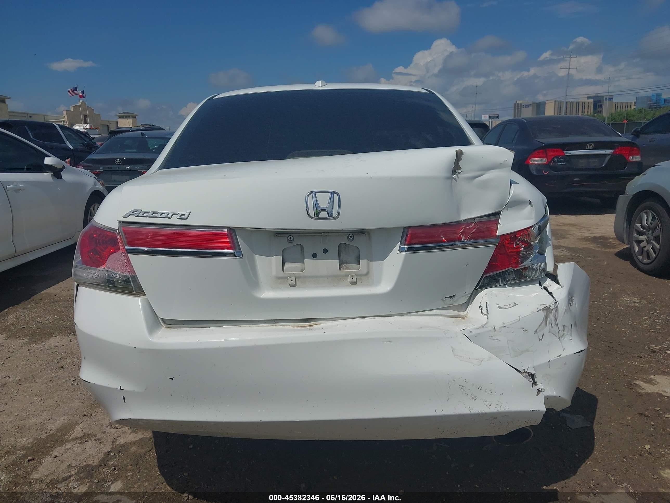 2011 Honda Accord 2.4 Ex-l Белый vin: 1HGCP2F80BA102561