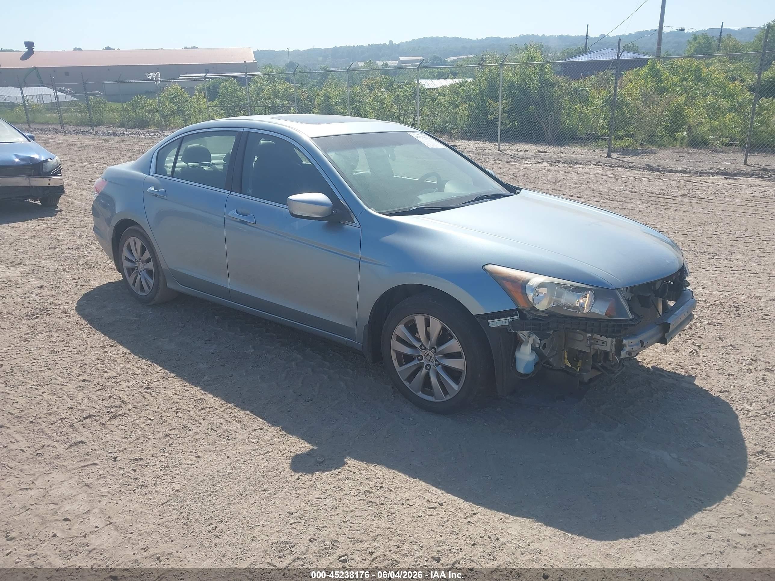2011 Honda Accord 2.4 Ex-l Light Blue vin: 1HGCP2F80BA119599