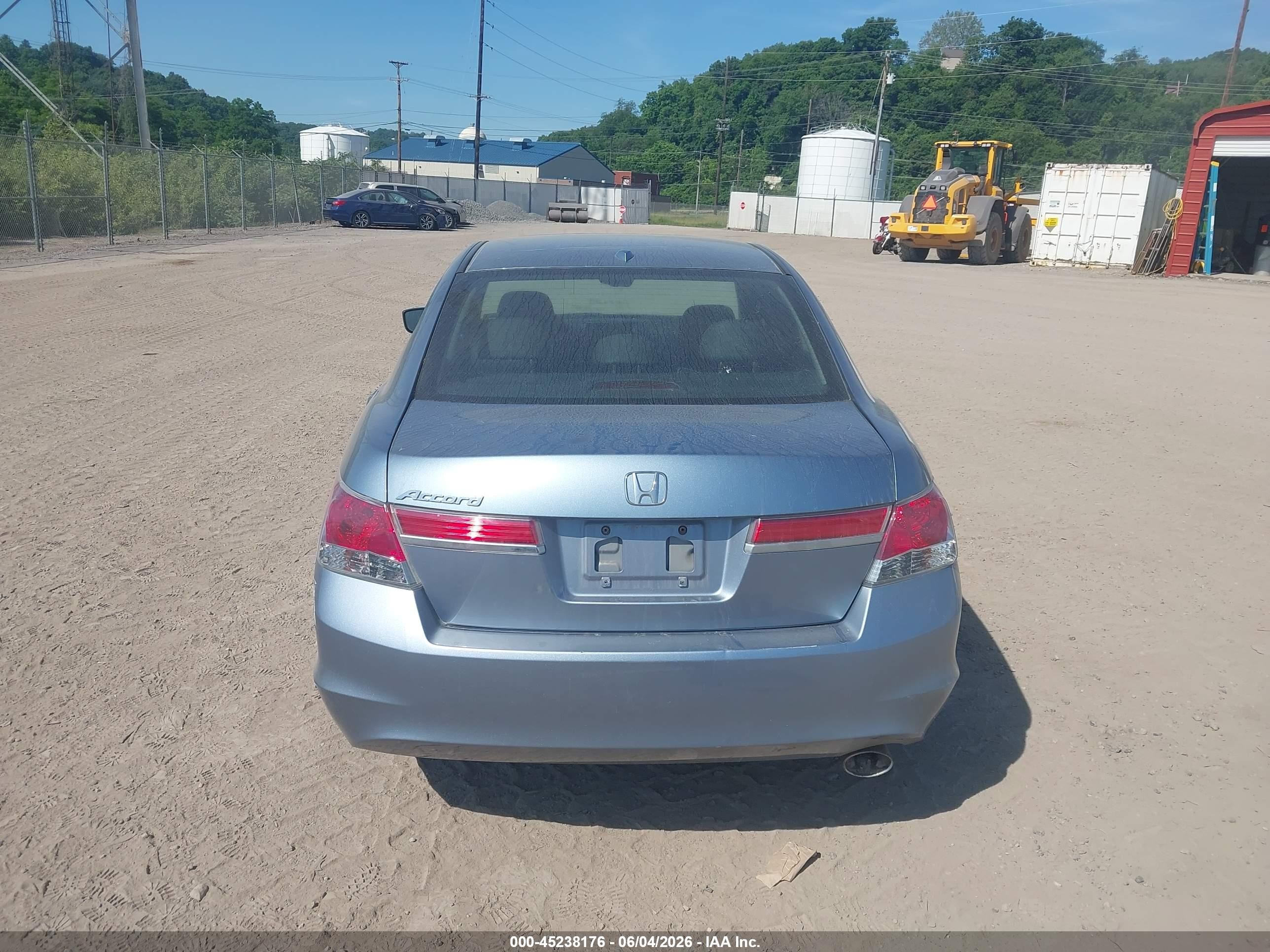 2011 Honda Accord 2.4 Ex-l Light Blue vin: 1HGCP2F80BA119599