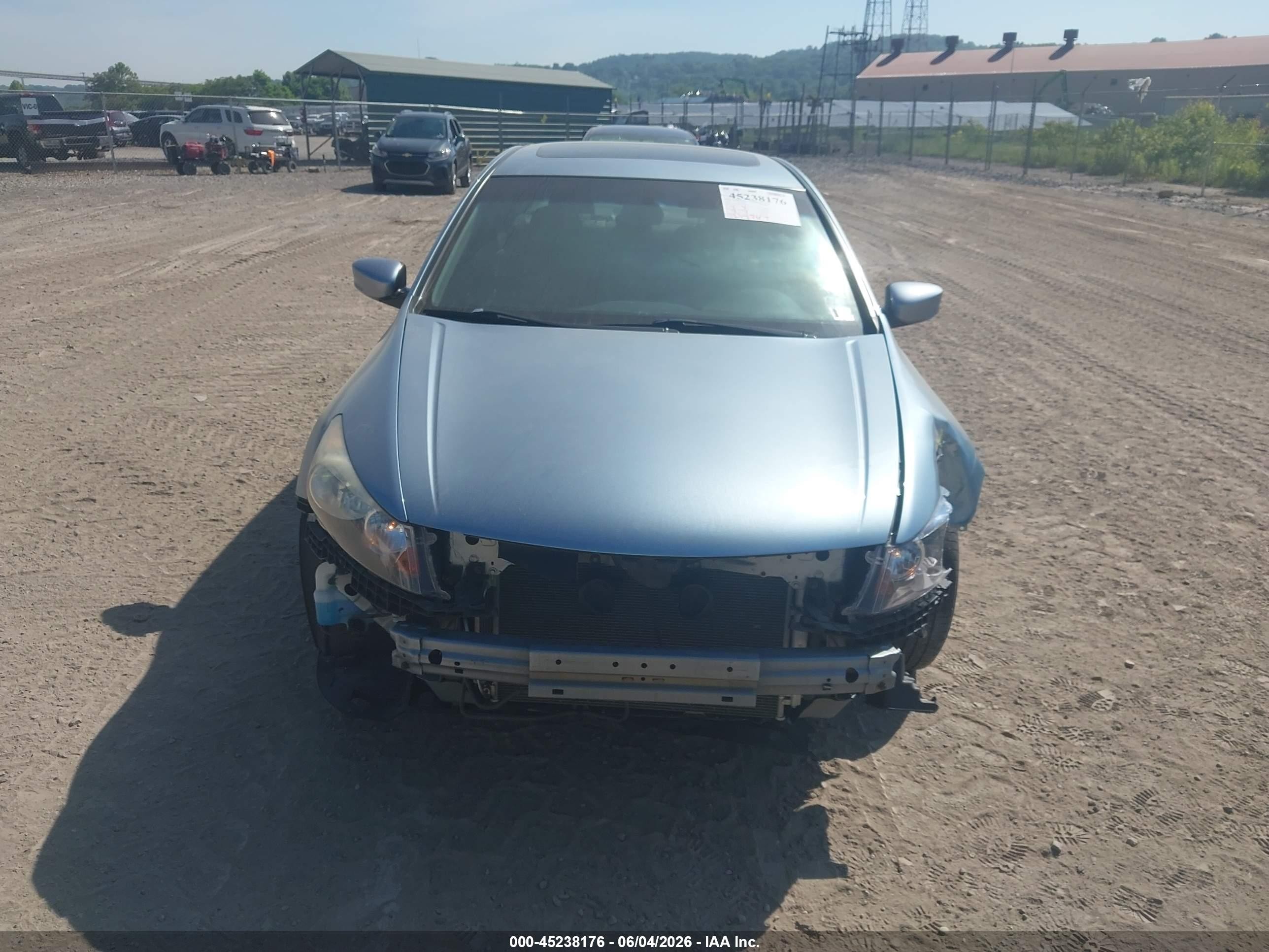 2011 Honda Accord 2.4 Ex-l Light Blue vin: 1HGCP2F80BA119599
