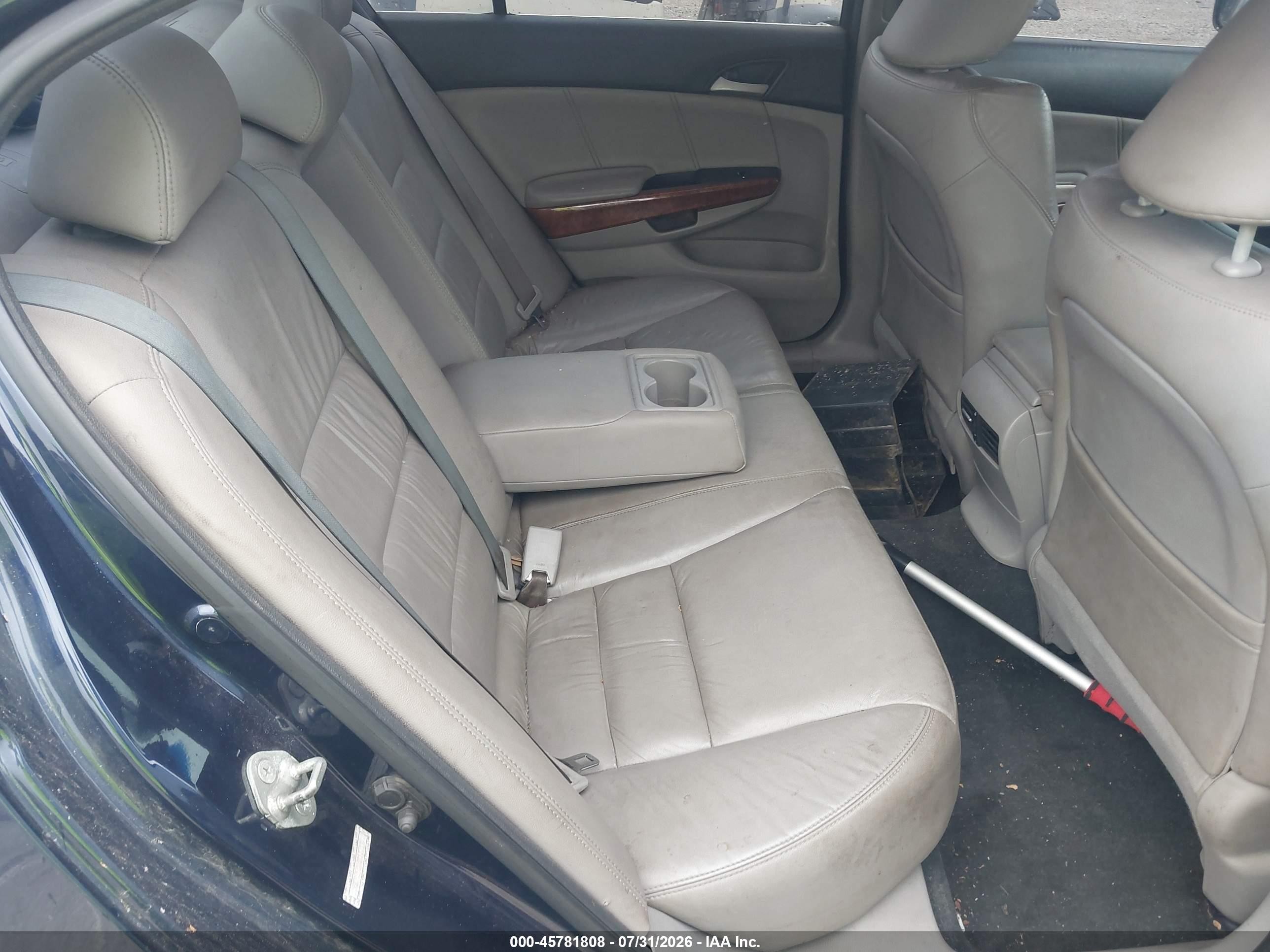 2011 Honda Accord 2.4 Ex-l Blue vin: 1HGCP2F80BA137147