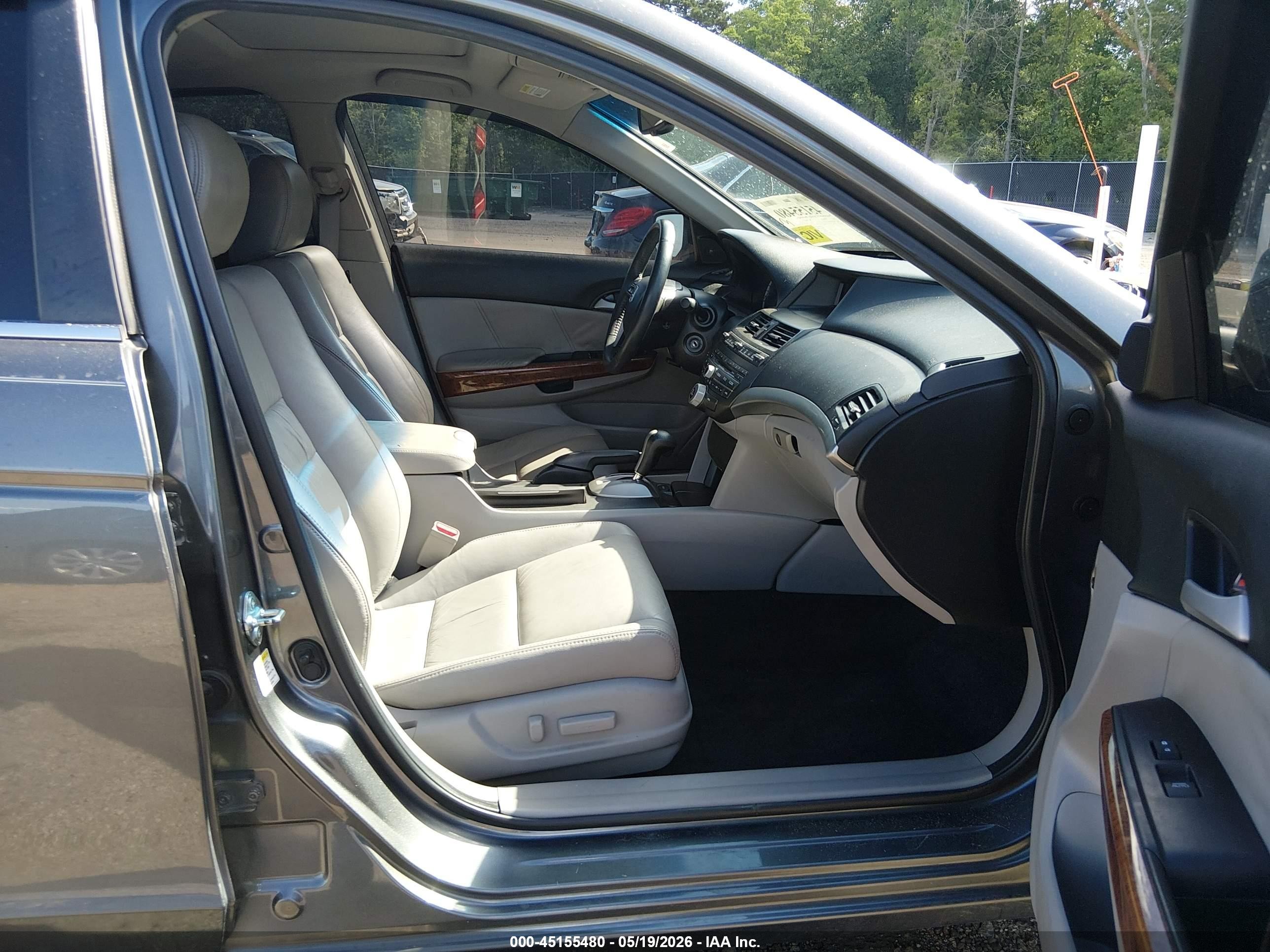 2011 Honda Accord 2.4 Ex-l Gray vin: 1HGCP2F80BA145524