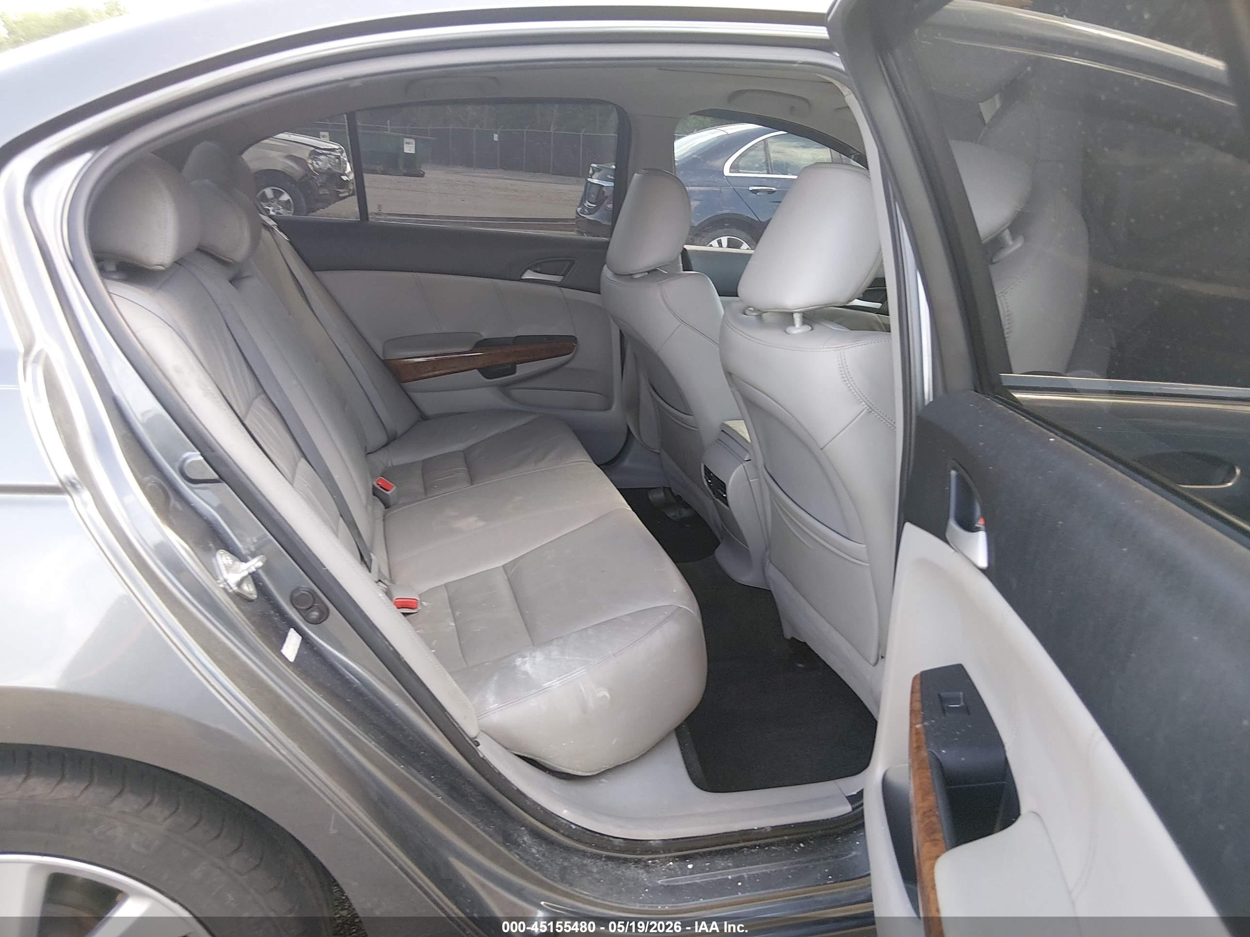 2011 Honda Accord 2.4 Ex-l Gray vin: 1HGCP2F80BA145524