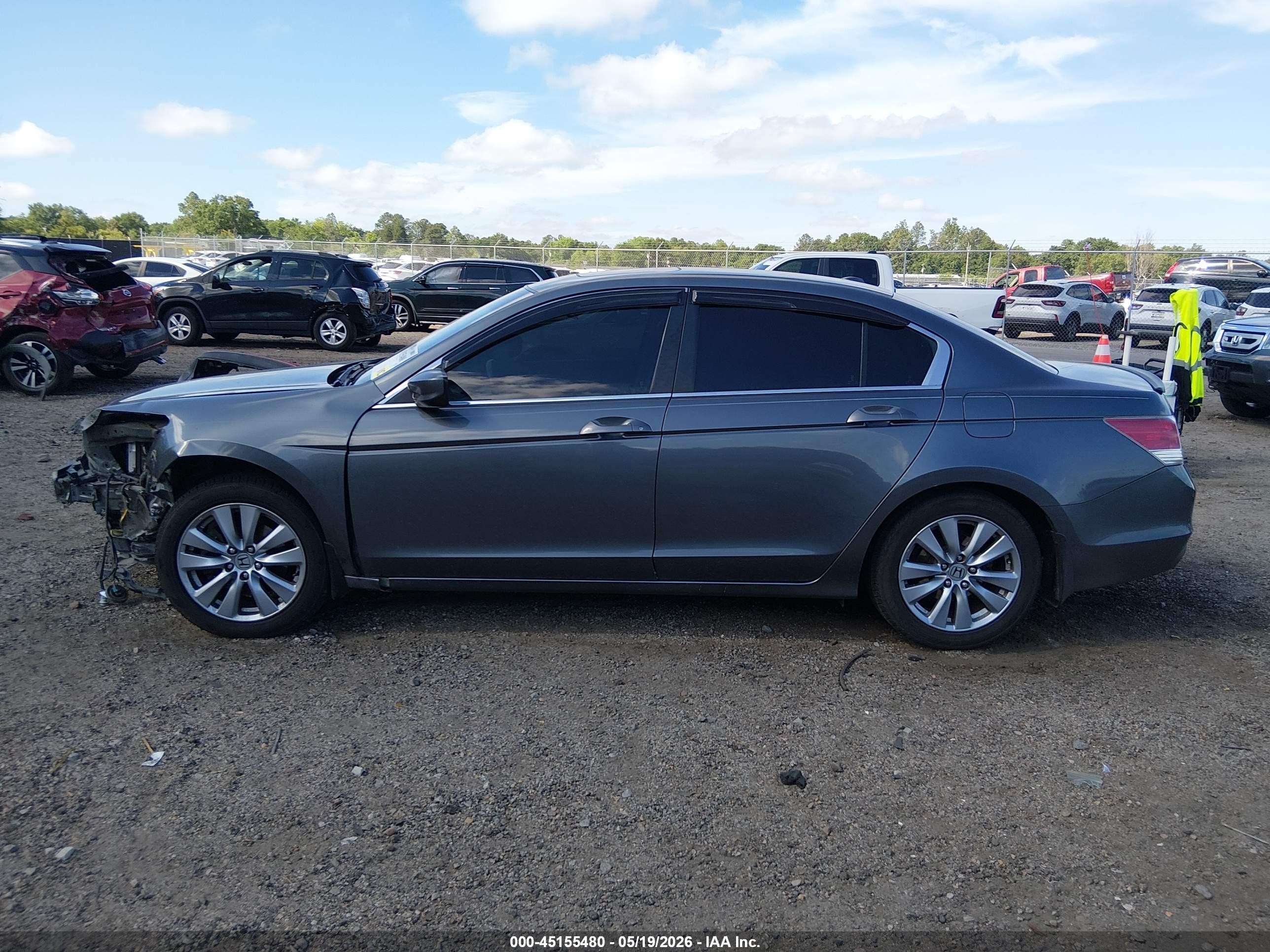 2011 Honda Accord 2.4 Ex-l Gray vin: 1HGCP2F80BA145524