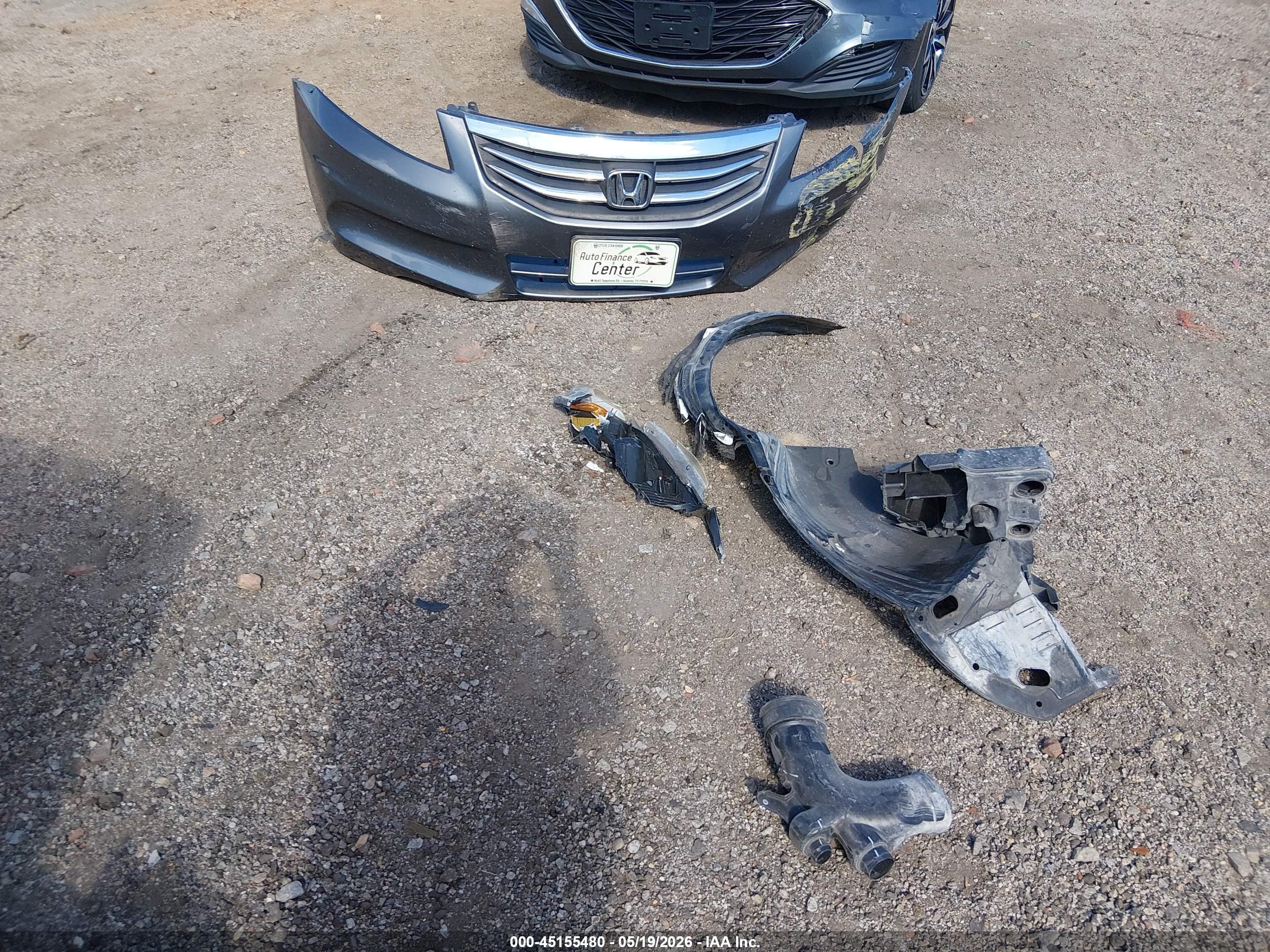 2011 Honda Accord 2.4 Ex-l Gray vin: 1HGCP2F80BA145524
