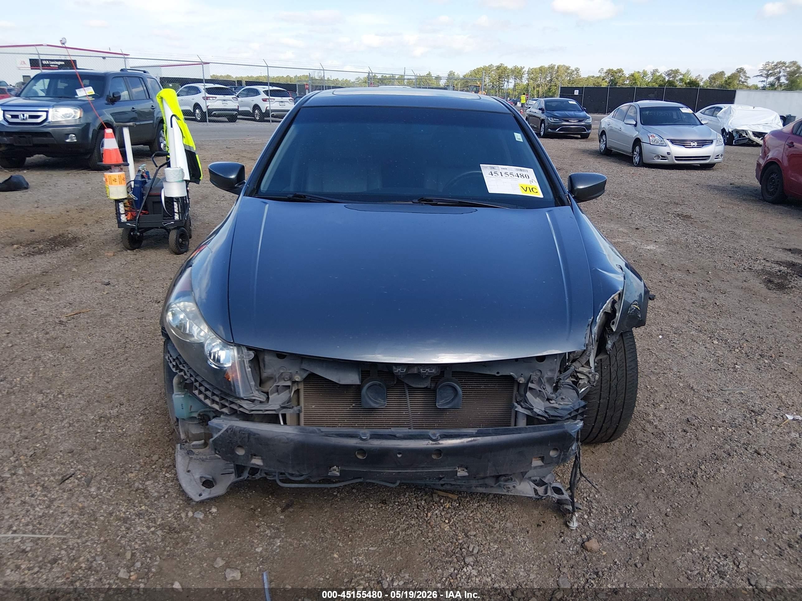 2011 Honda Accord 2.4 Ex-l Gray vin: 1HGCP2F80BA145524