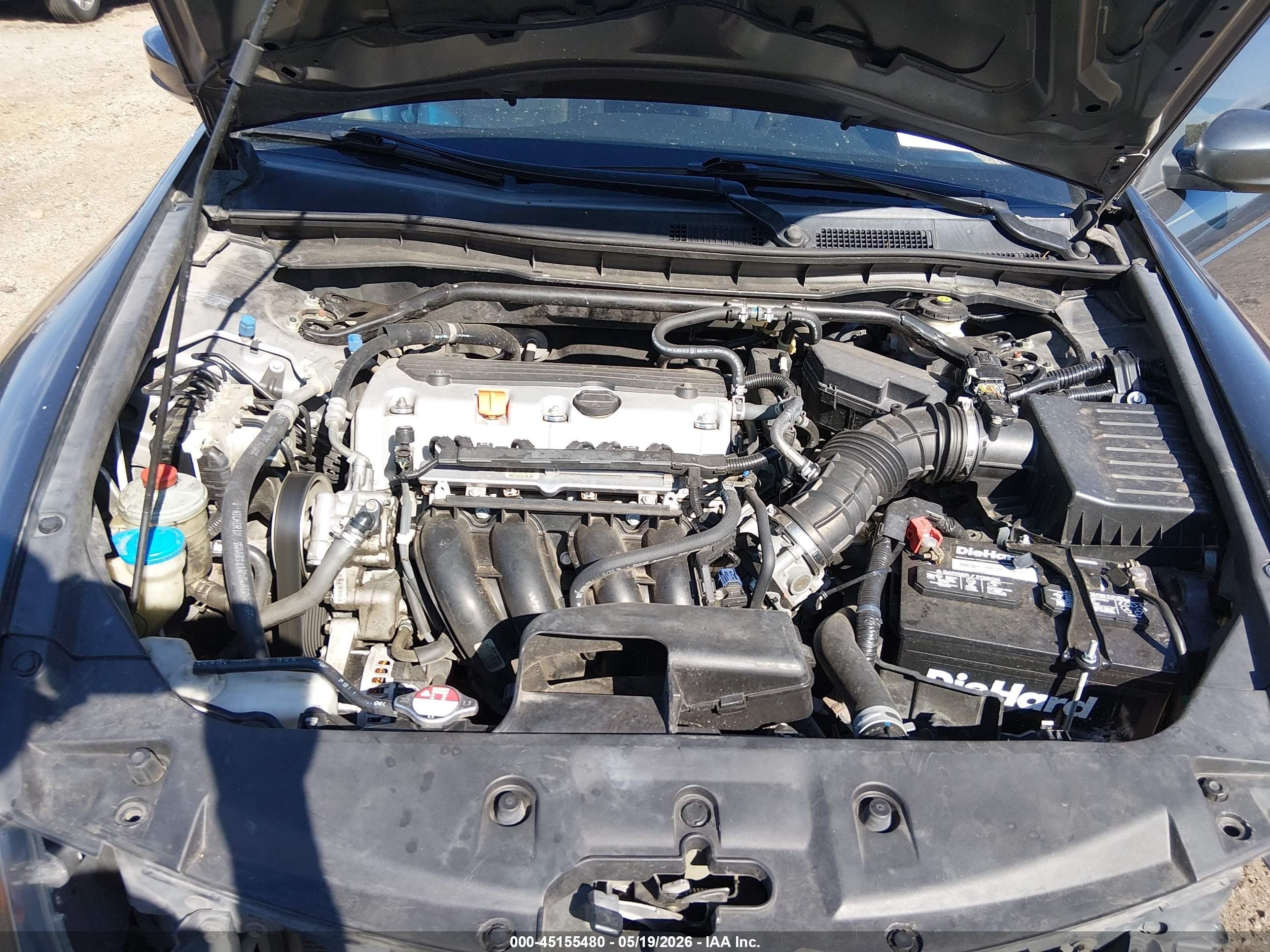 2011 Honda Accord 2.4 Ex-l Gray vin: 1HGCP2F80BA145524