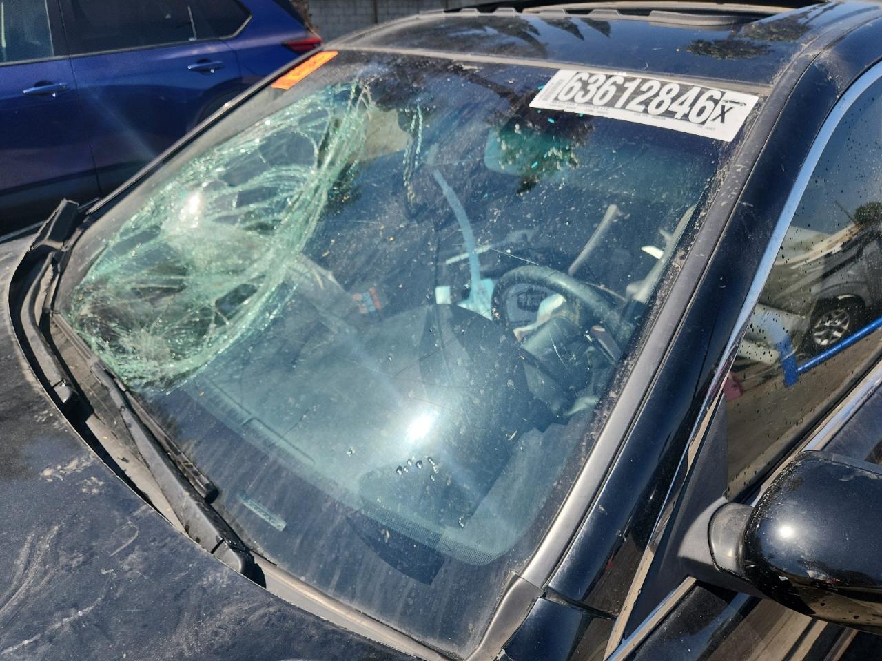 2011 Honda Accord Exl Black vin: 1HGCP2F80BA153025 Damage: Windshield, Broken, Replacement Required