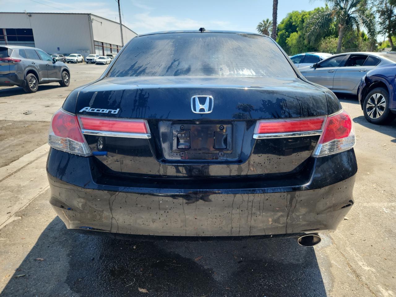 2011 Honda Accord Exl Black vin: 1HGCP2F80BA153025 Damage: Rear Bumper, Heavy Scratch, 7 To 8 Inches