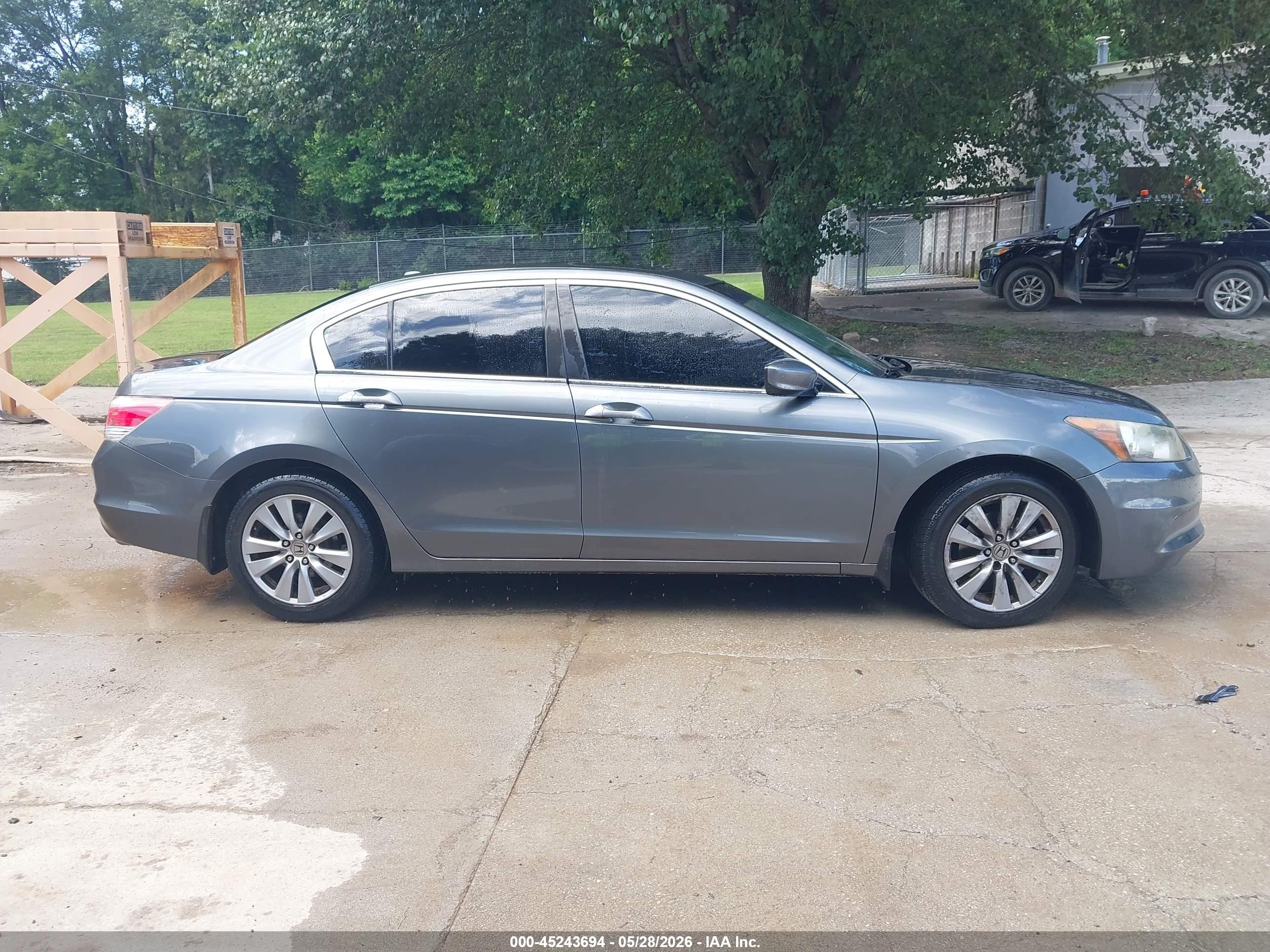 2012 Honda Accord 2.4 Ex-l Gray vin: 1HGCP2F80CA032755